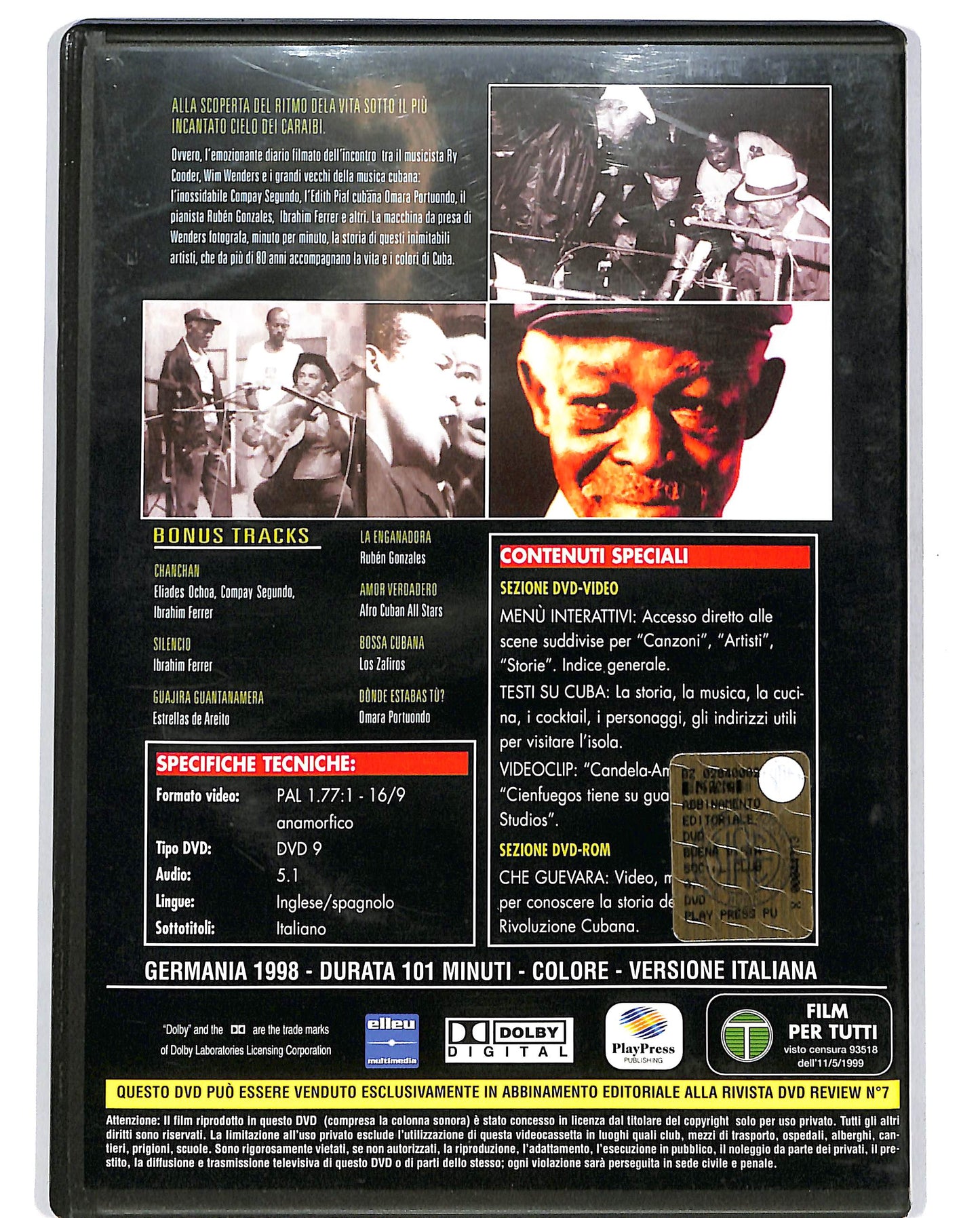 EBOND Buena Vista Social Club EDITORIALE DVD D697829
