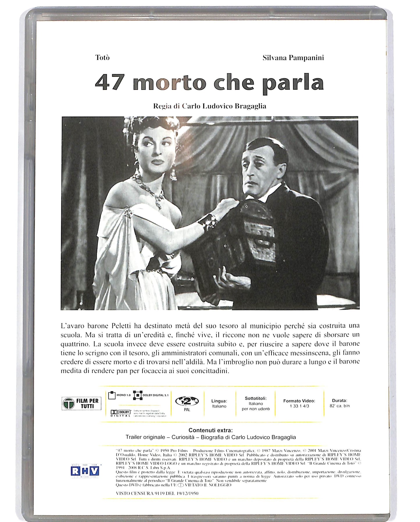 EBOND 47 morto che parla vol.12 EDITORIALE DVD D697830