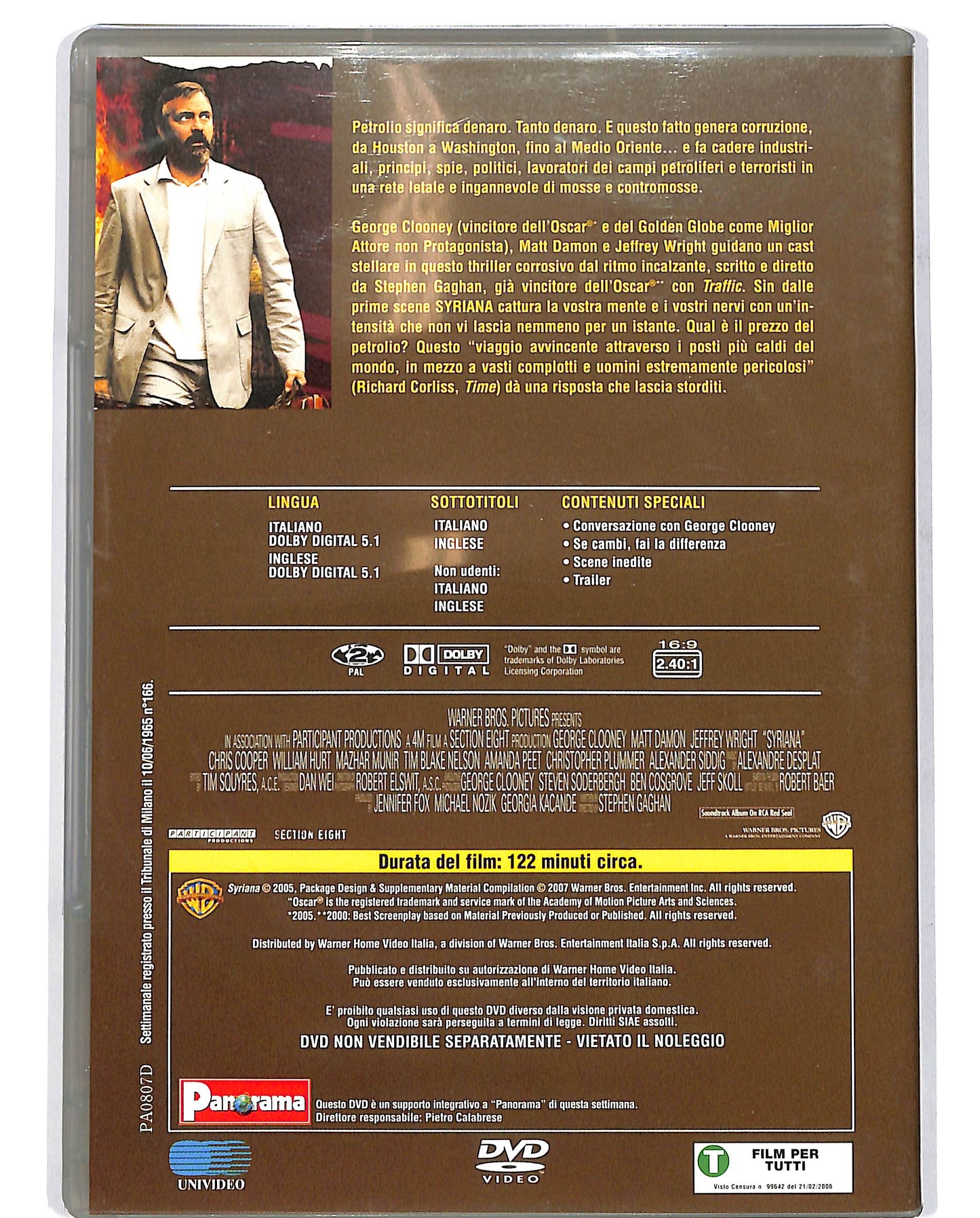 EBOND Syriana EDITORIALE DVD D697835