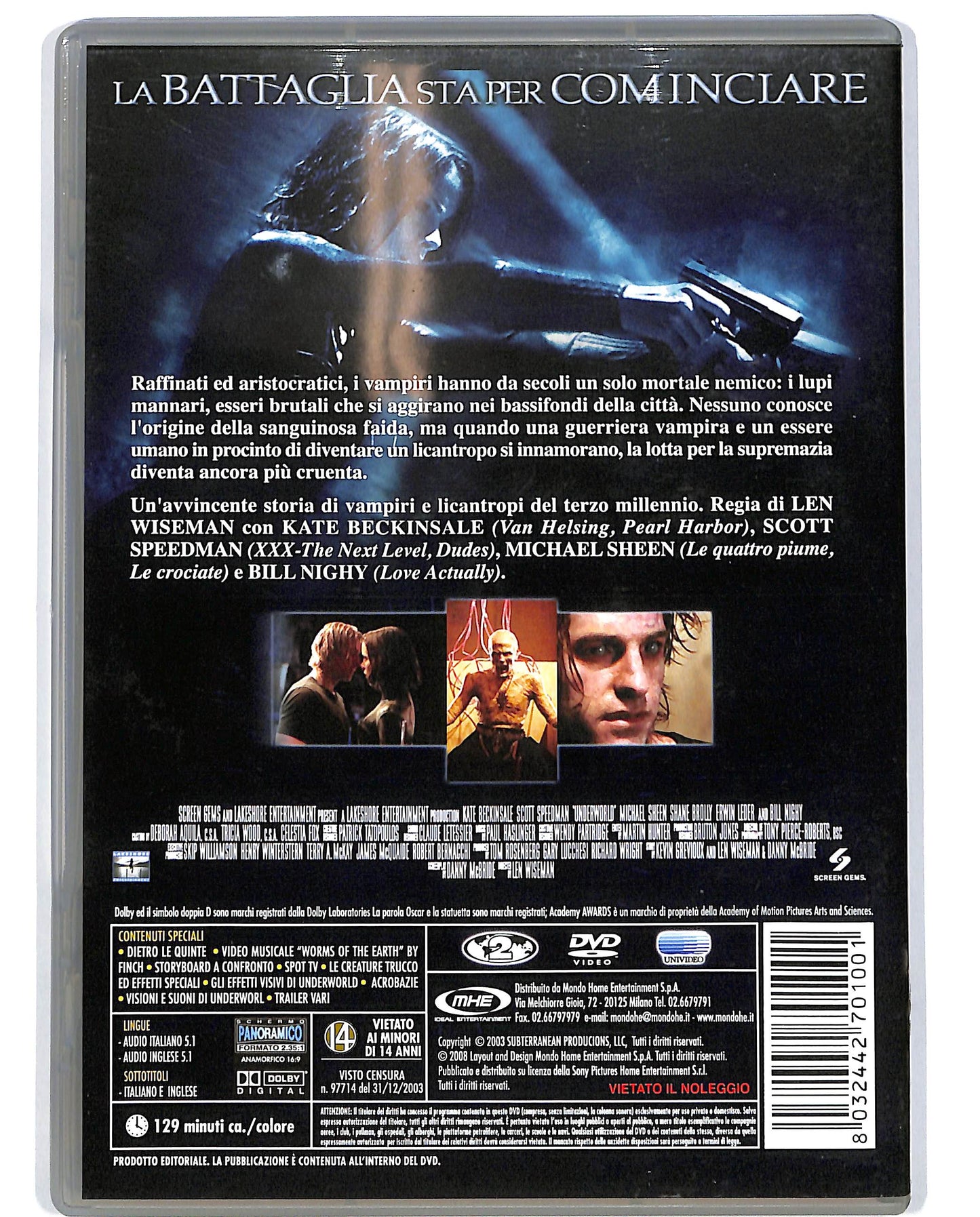 EBOND Underworld Extended Cut EDITORIALE DVD D697861