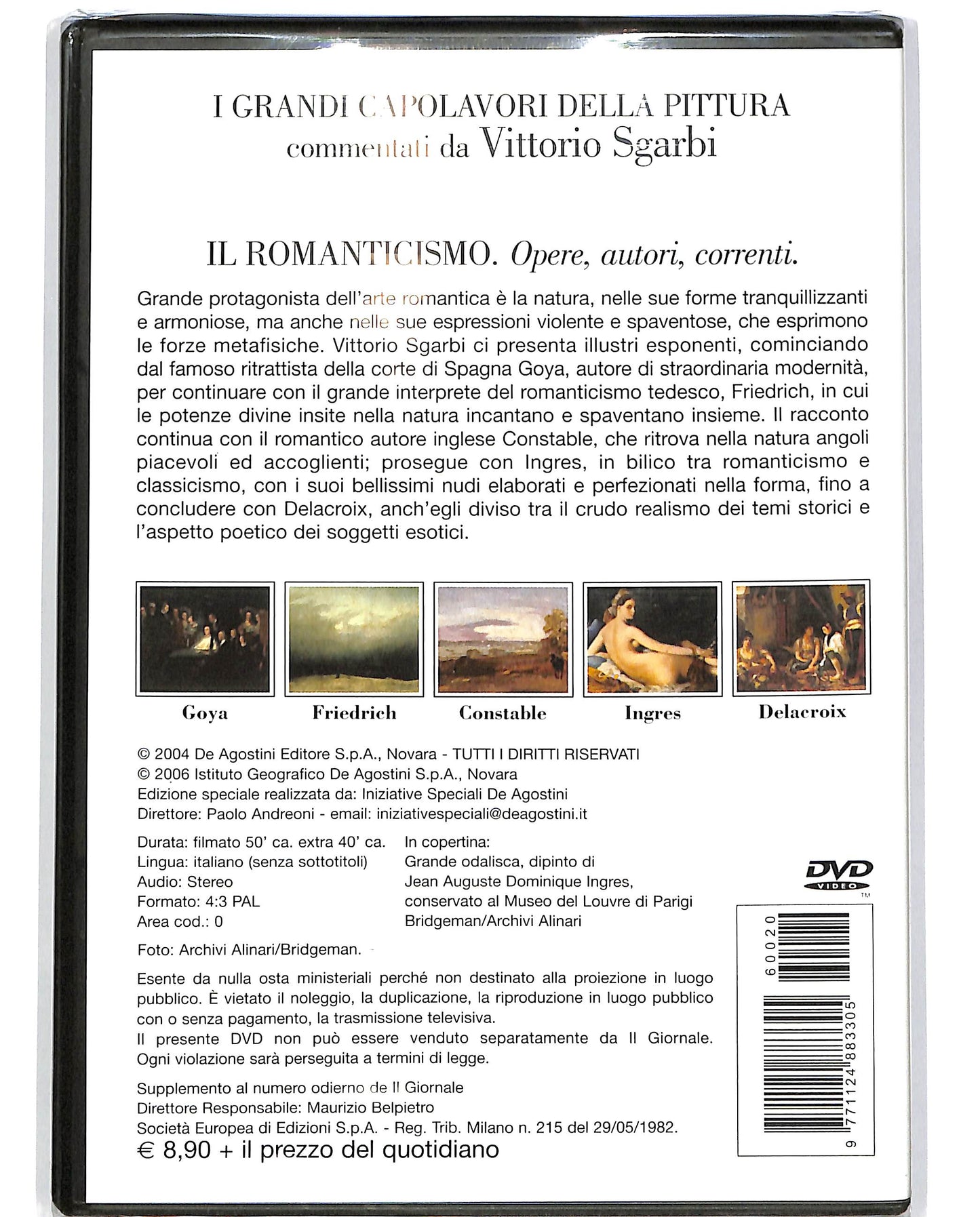 EBOND Capolavori pittura Vol.20 - Il romanticismo Vol.II EDITORIALE DVD D697953