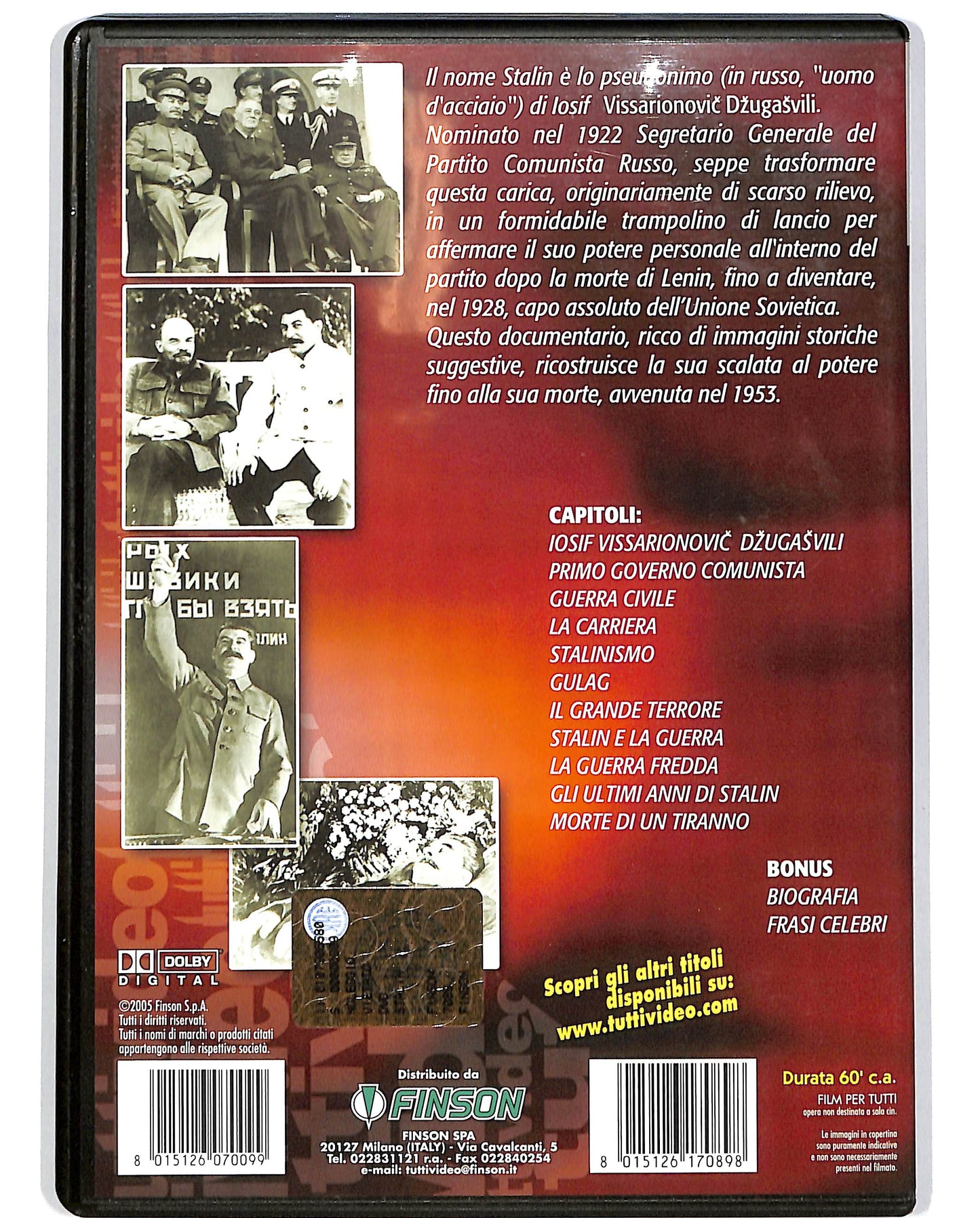 EBOND Stalin L'uomo d'acciaio DVD D697954