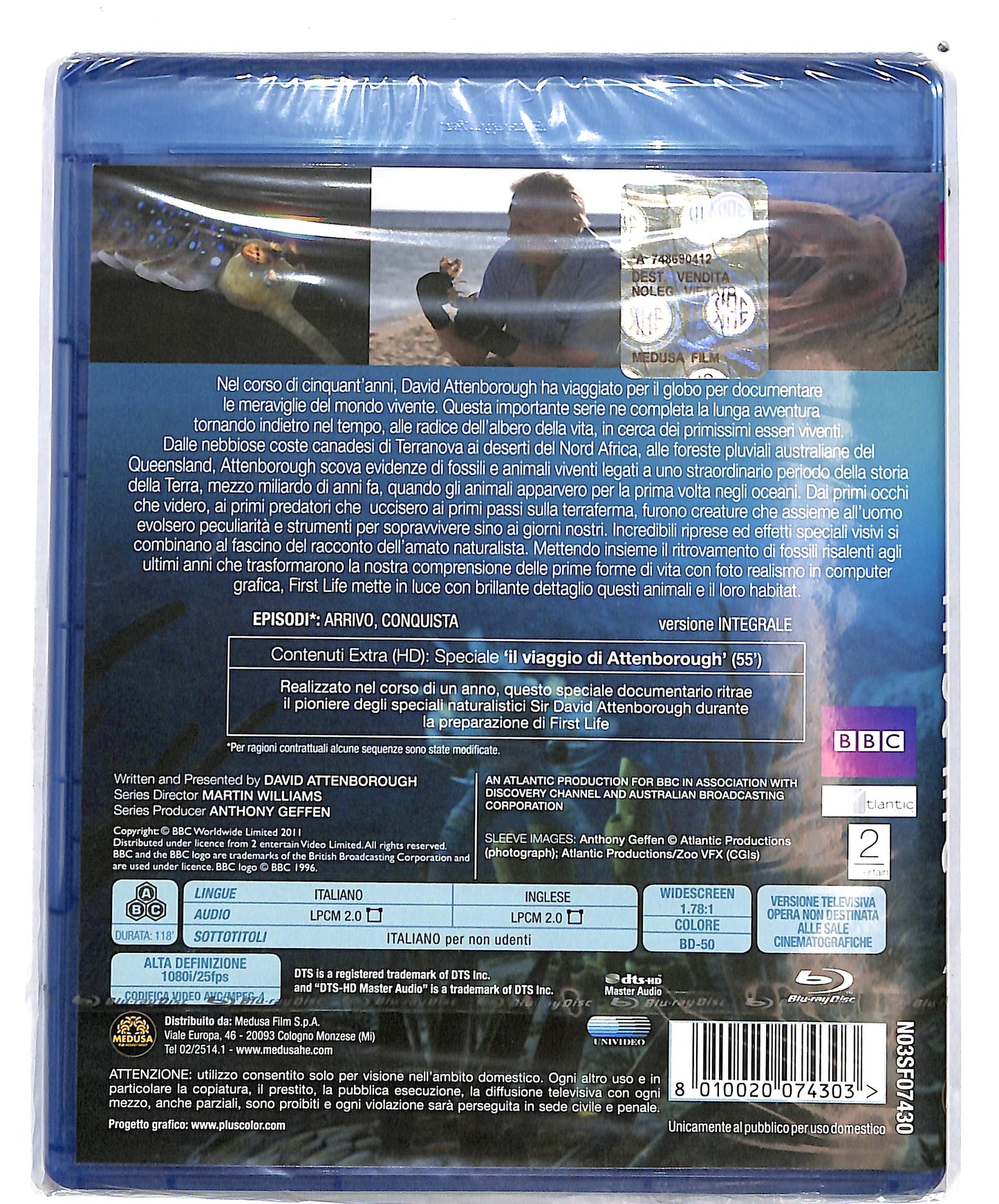 EBOND First Life L'origine della vita BLURAY D698030