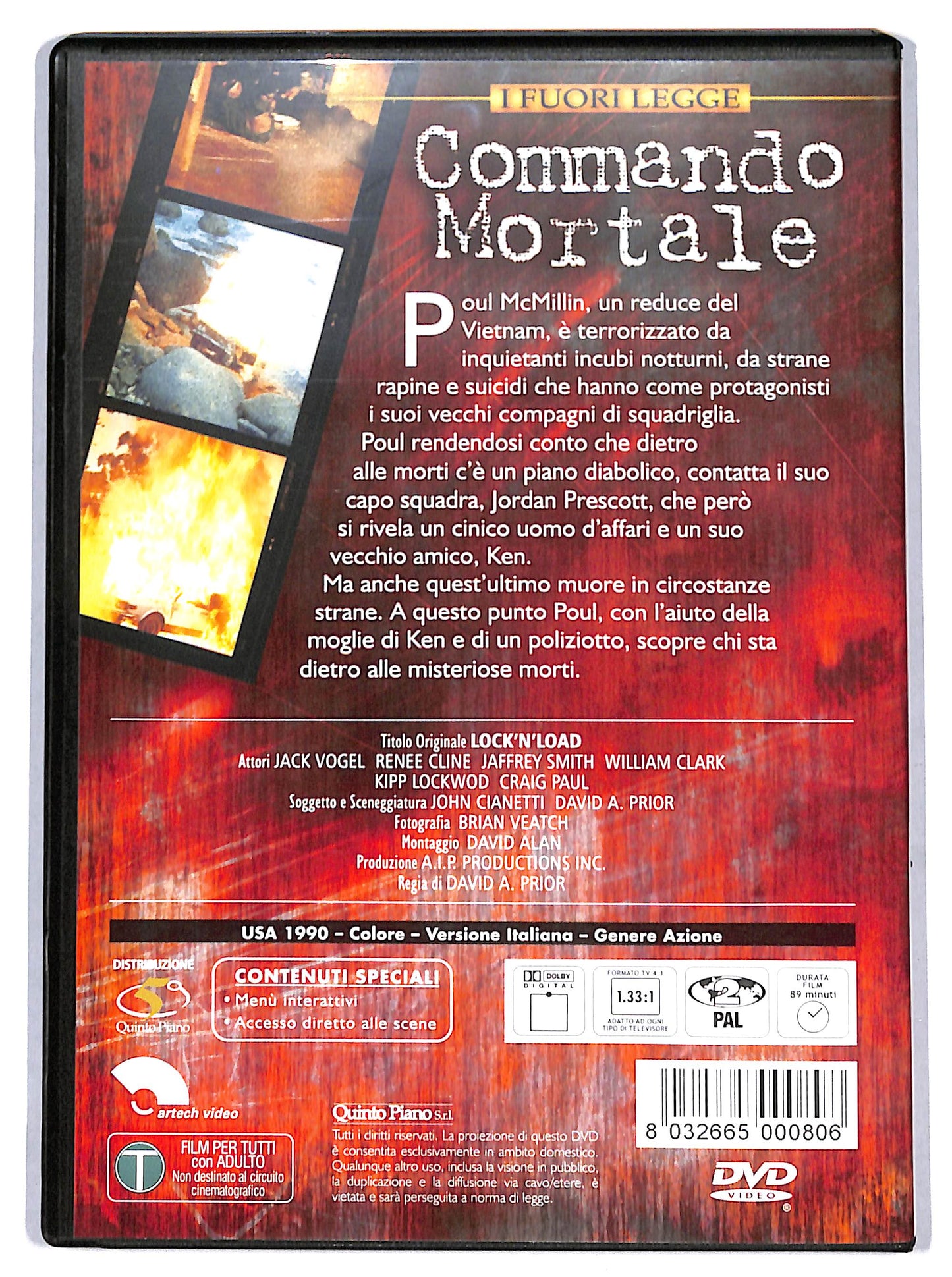 EBOND commando mortale DVD D698107