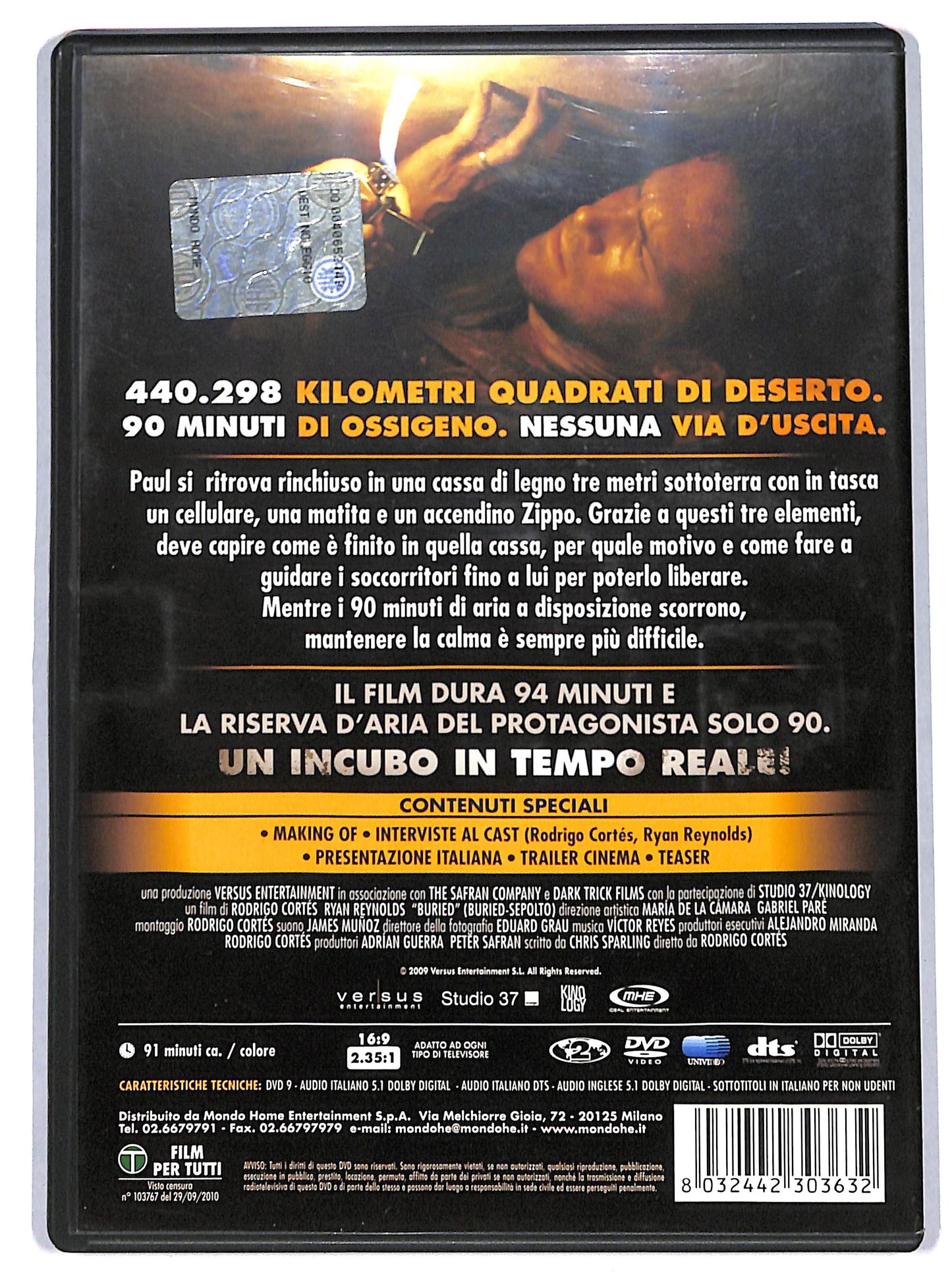 EBOND Buried - Sepolto DVD D698129