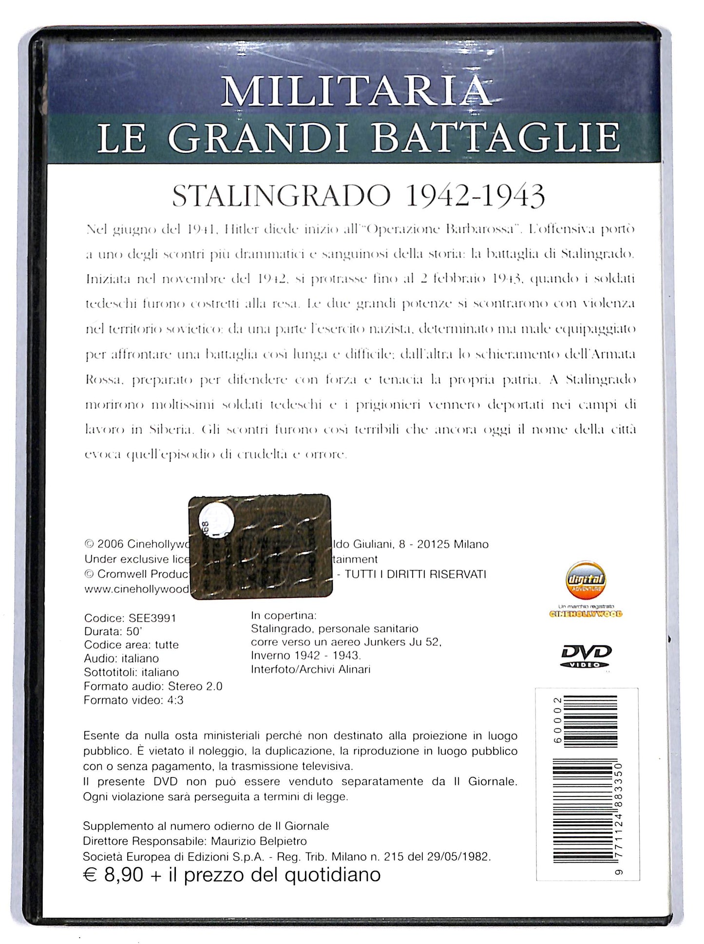EBOND stalingrado 1942 - 1943 - volume 2 EDITORIALE DVD D698150