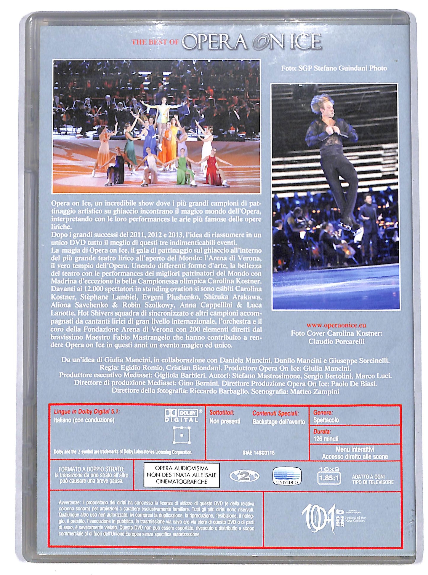 EBOND the best of opera on ice EDITORIALE DVD D698153