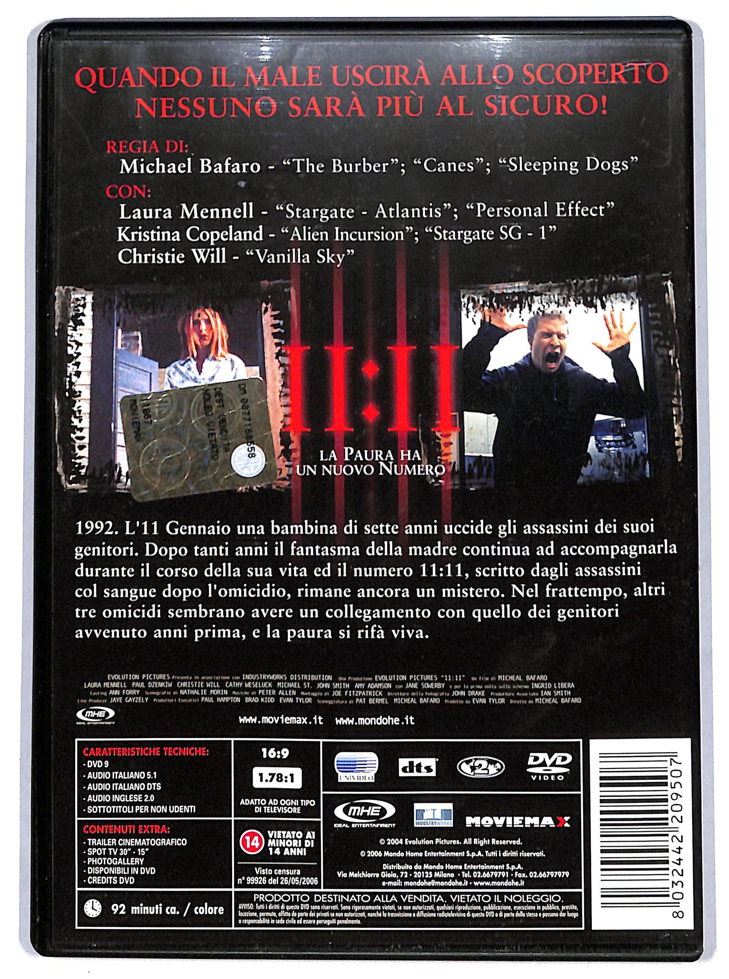 EBOND 11:11 - La paura ha un nuovo numero DVD D698161