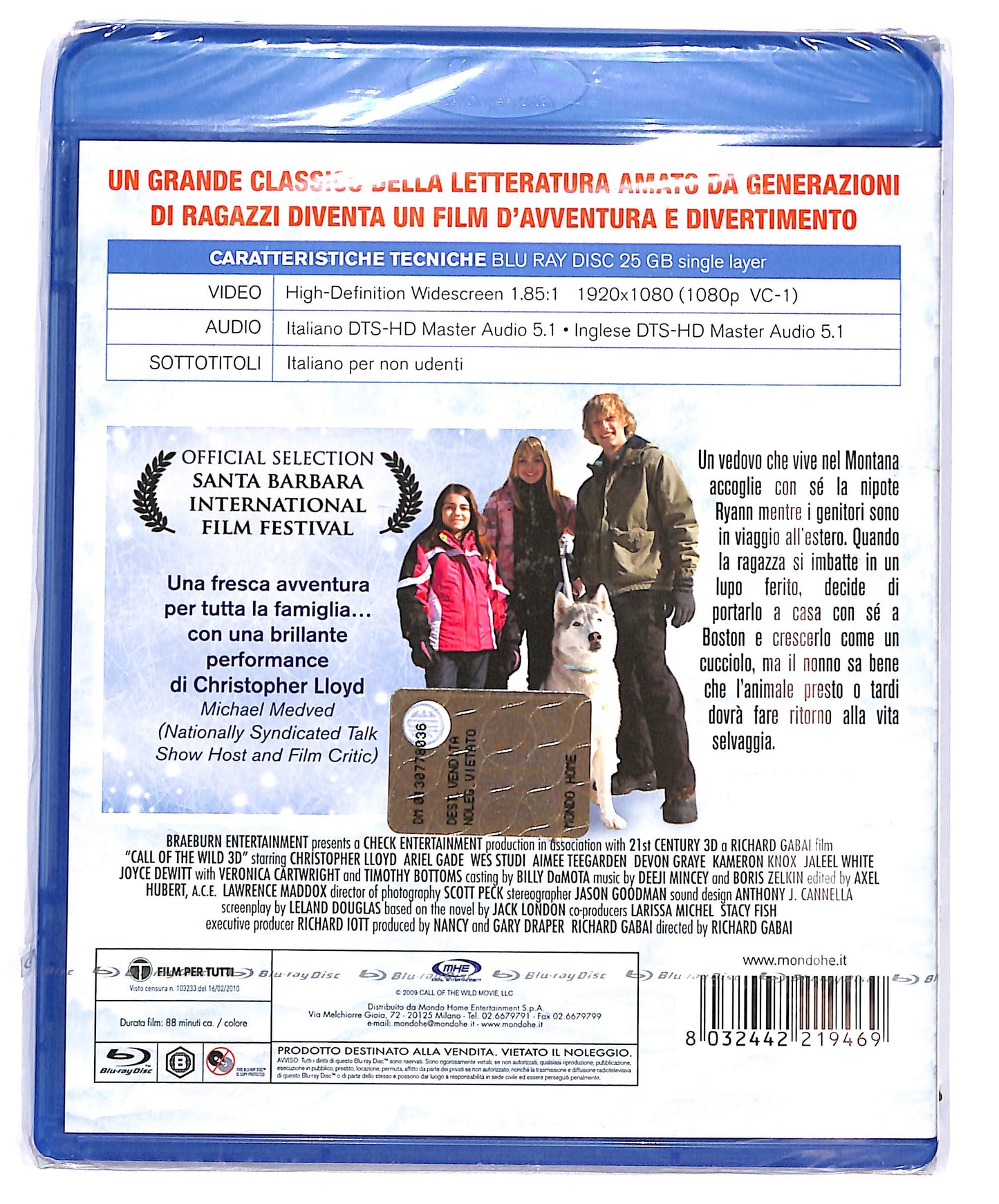 EBOND Il richiamo della foresta BLURAY D698250