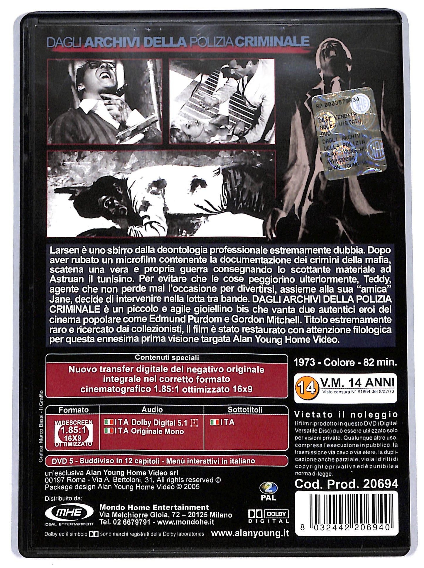 EBOND dagli archivi della polizia criminale DVD D698317