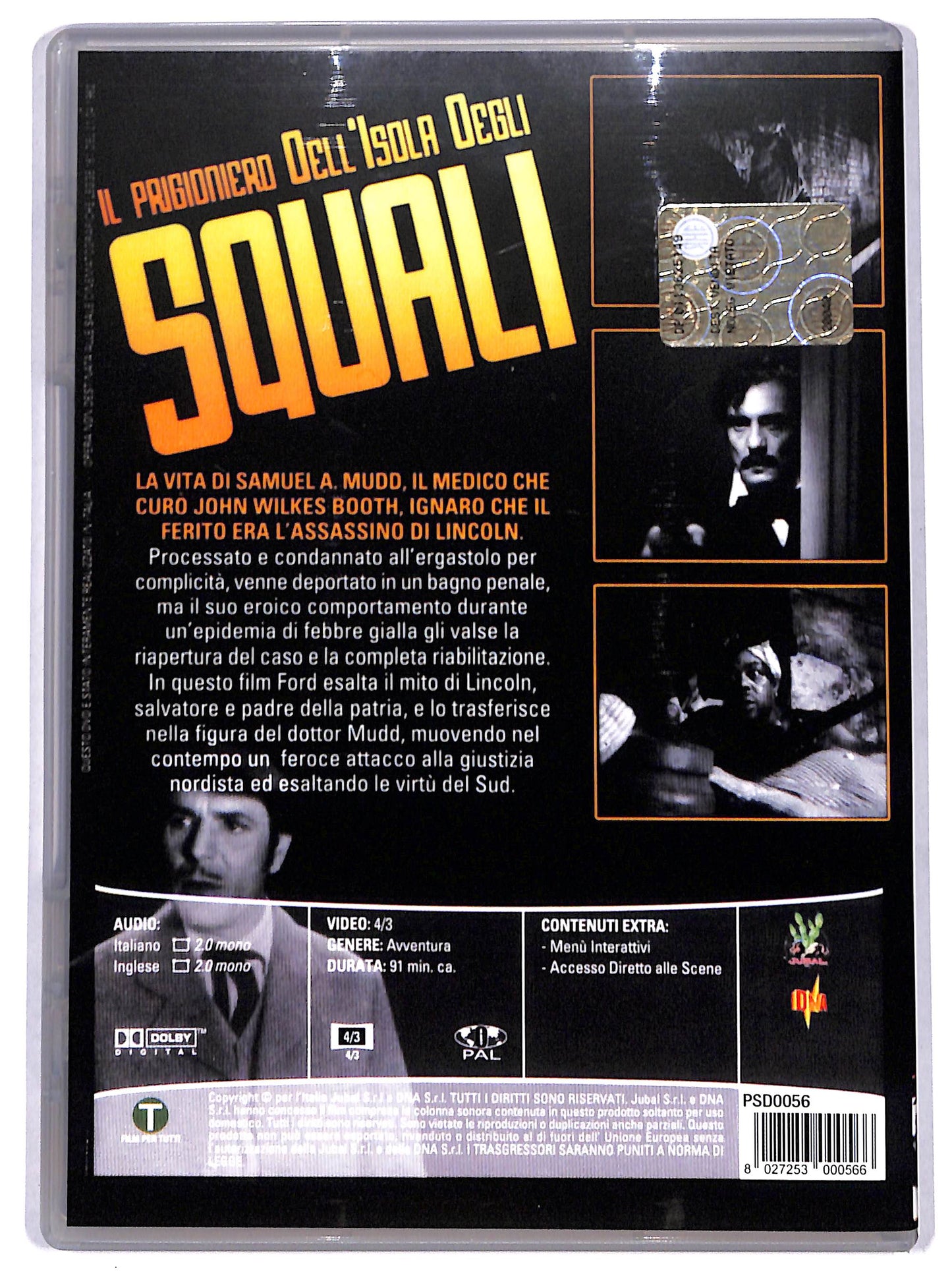 EBOND il prigioniero dell'isola degli squali DVD D698328