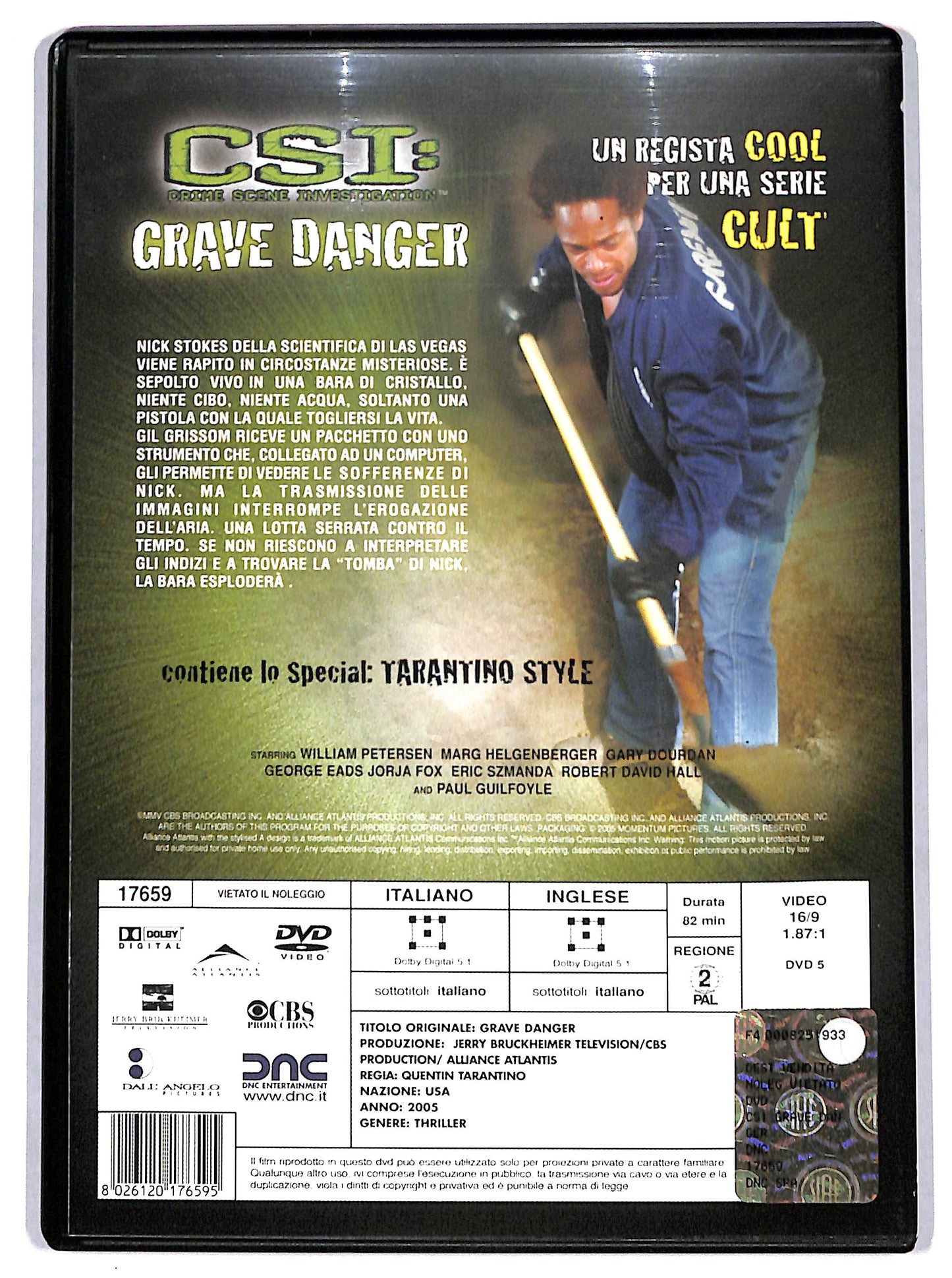 EBOND csi: grave danger DVD D698535