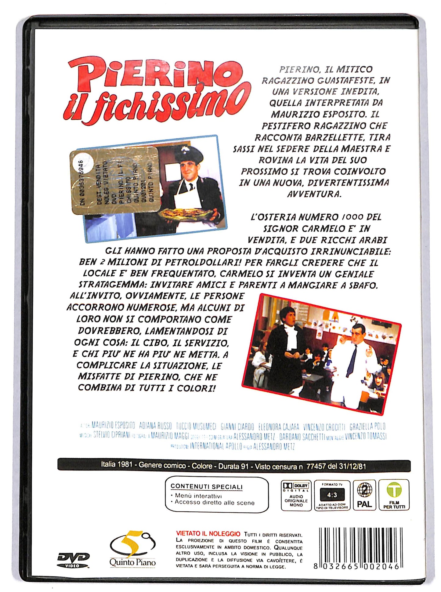 EBOND pierino il fichissimo DVD D698546