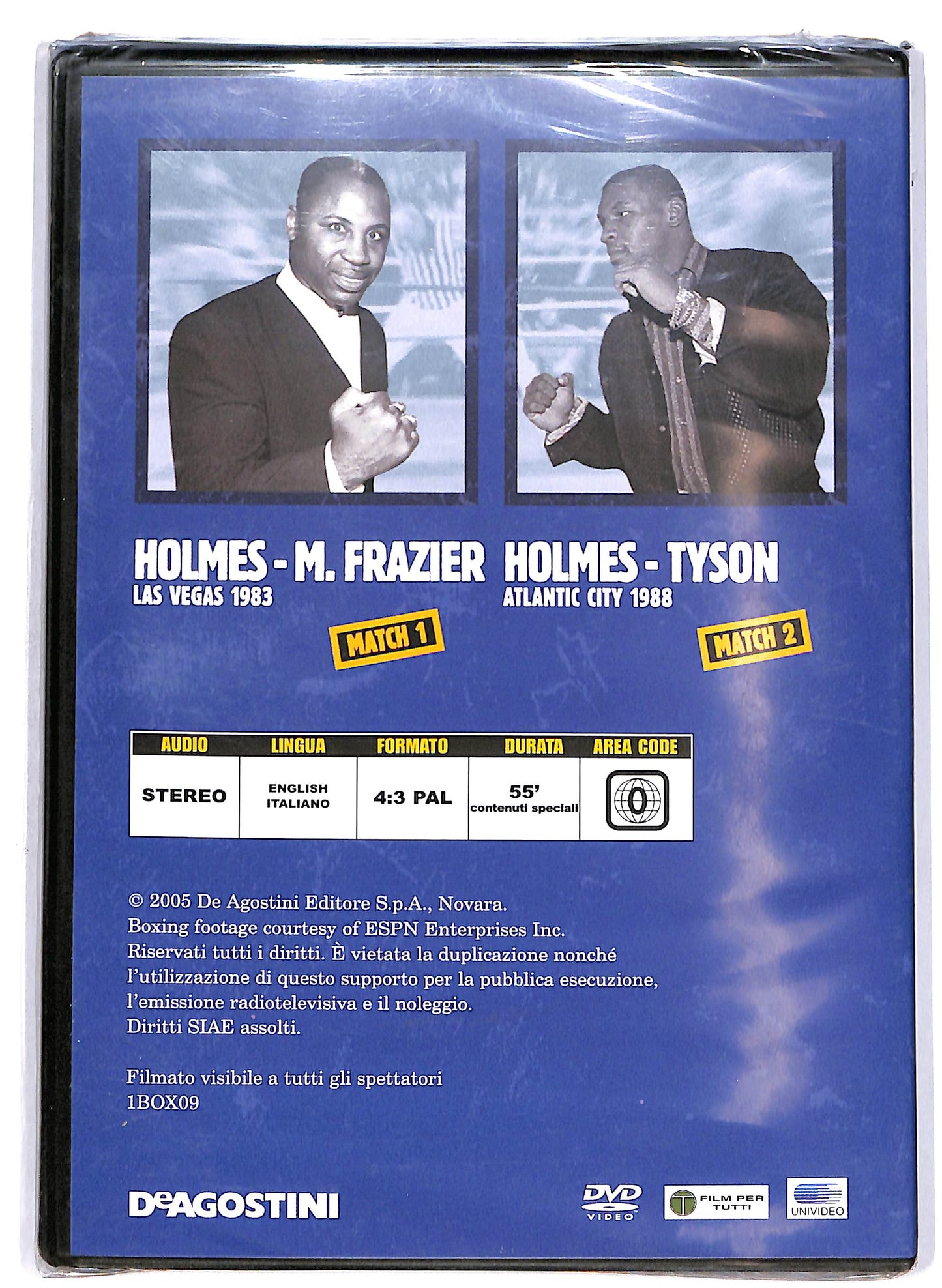 EBOND Boxe Holmes - M.Fraizer 1983 EDITORIALE DVD D698637