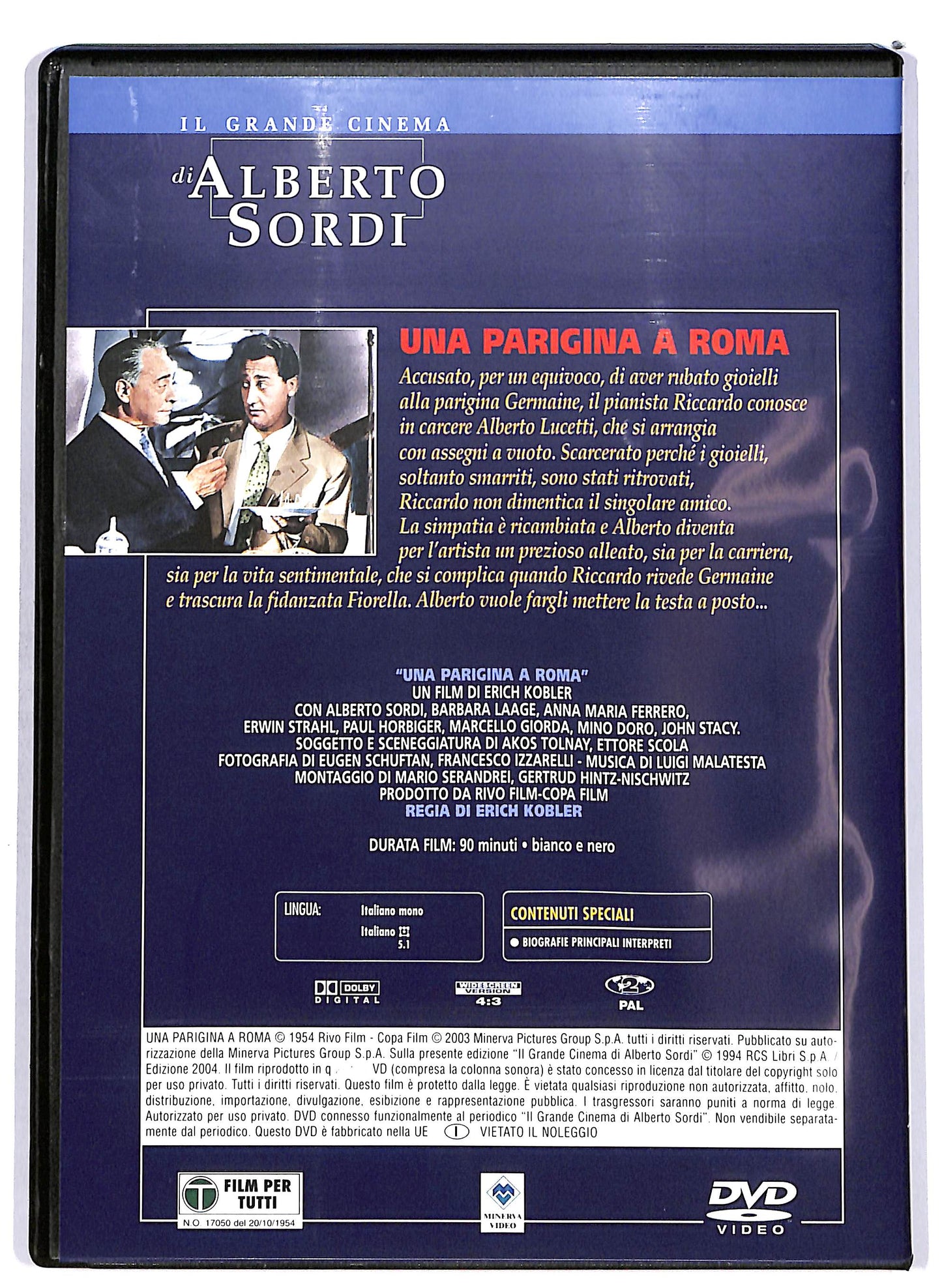 EBOND Alberto Sordi - Una parigina a Roma EDITORIALE DVD D698646