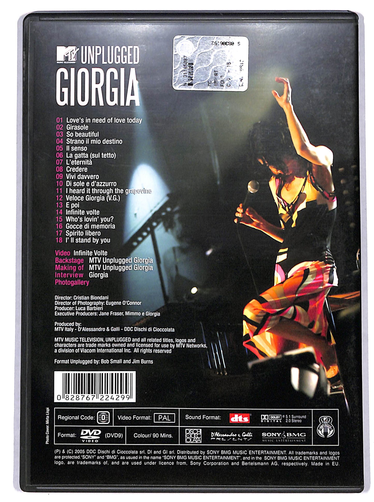 EBOND unplugged giorgia - MTV DVD D698764