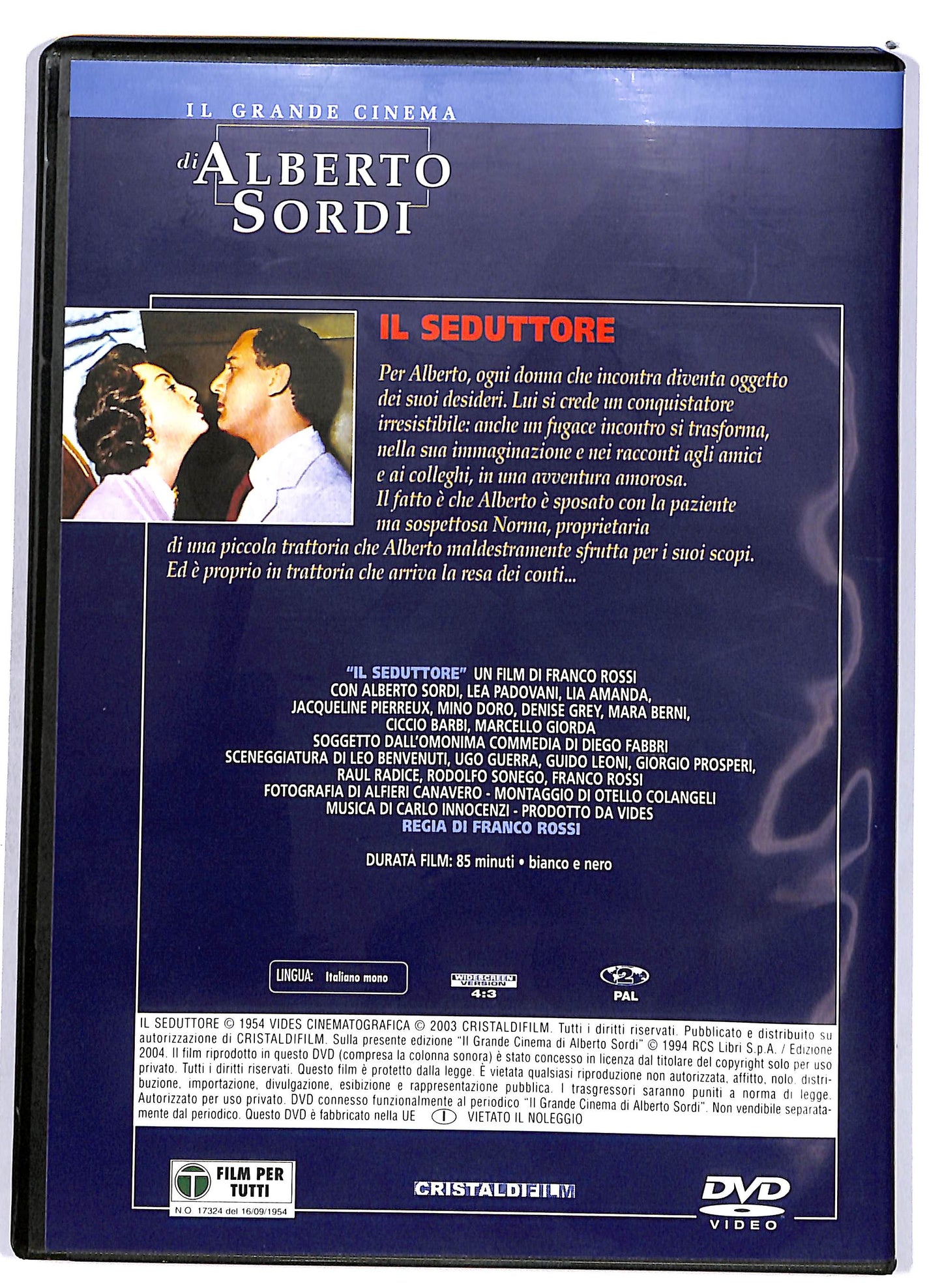 EBOND Alberto Sordi - Il seduttore EDITORIALE DVD D698814