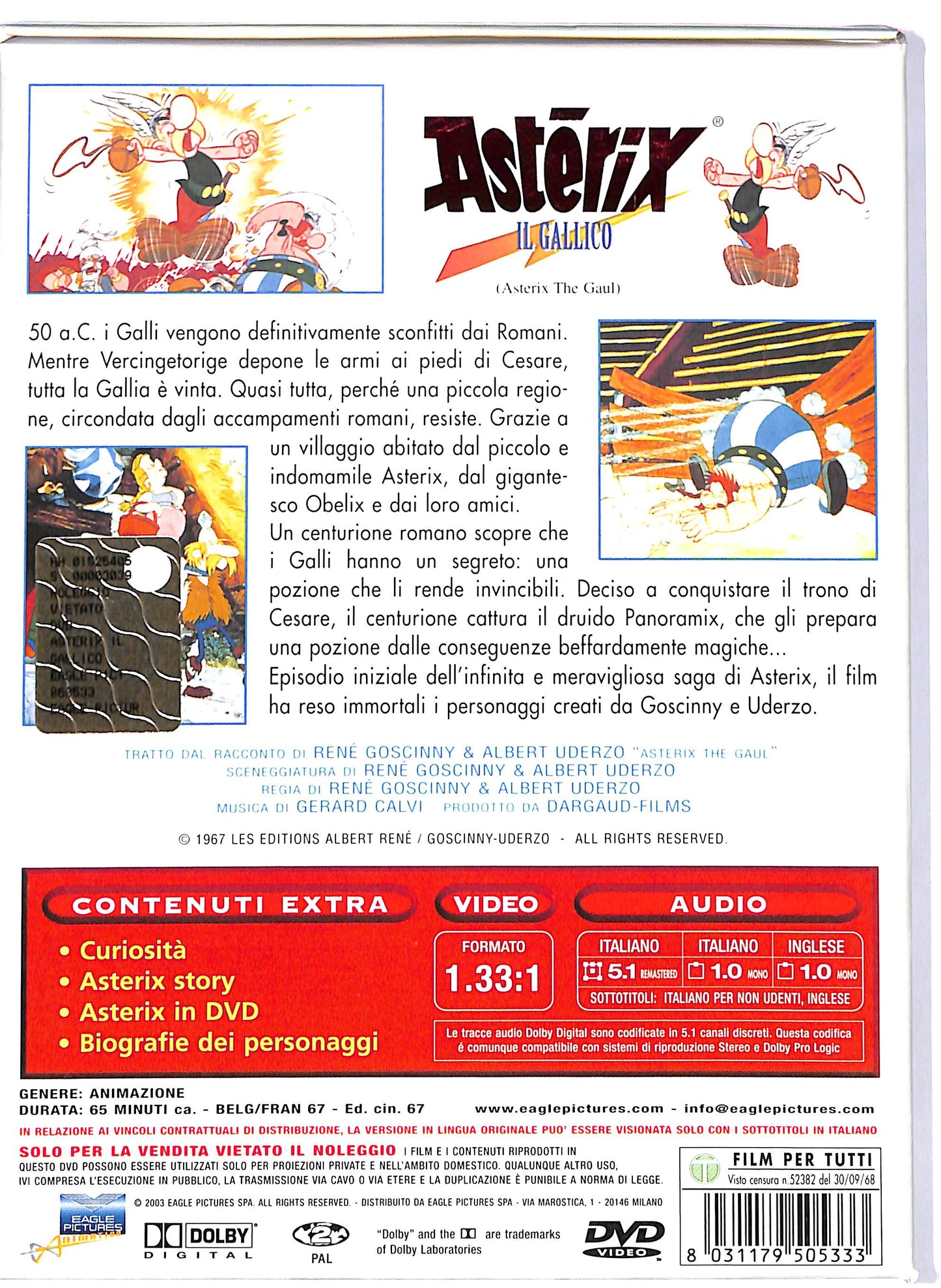 EBOND Asterix Il Gallico DIGIPACK DVD D698815