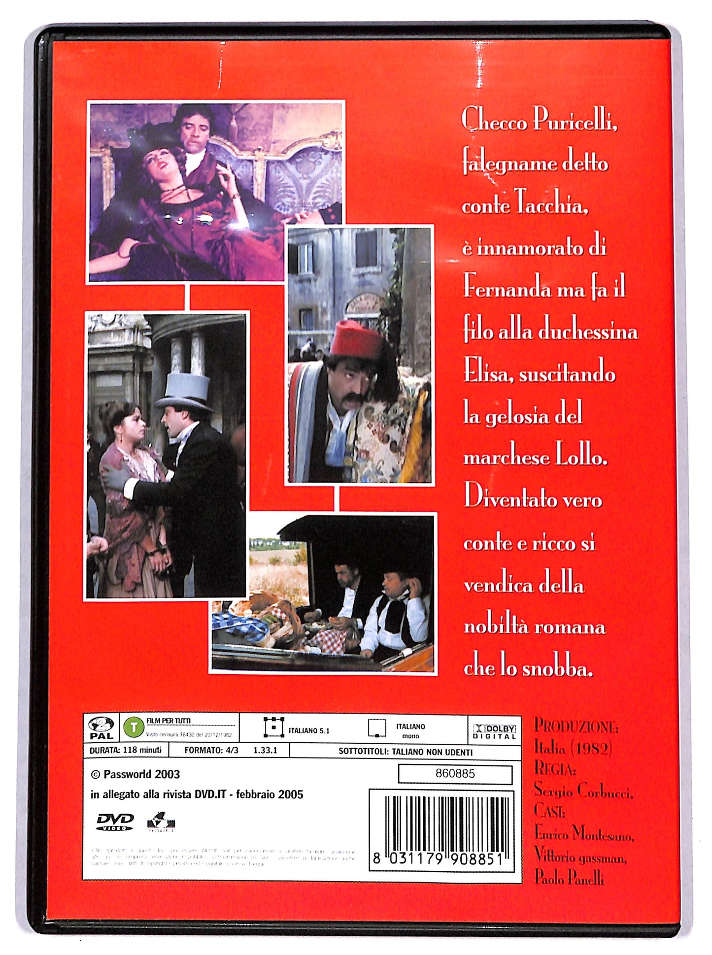 EBOND il conte tacchia DVD D698904