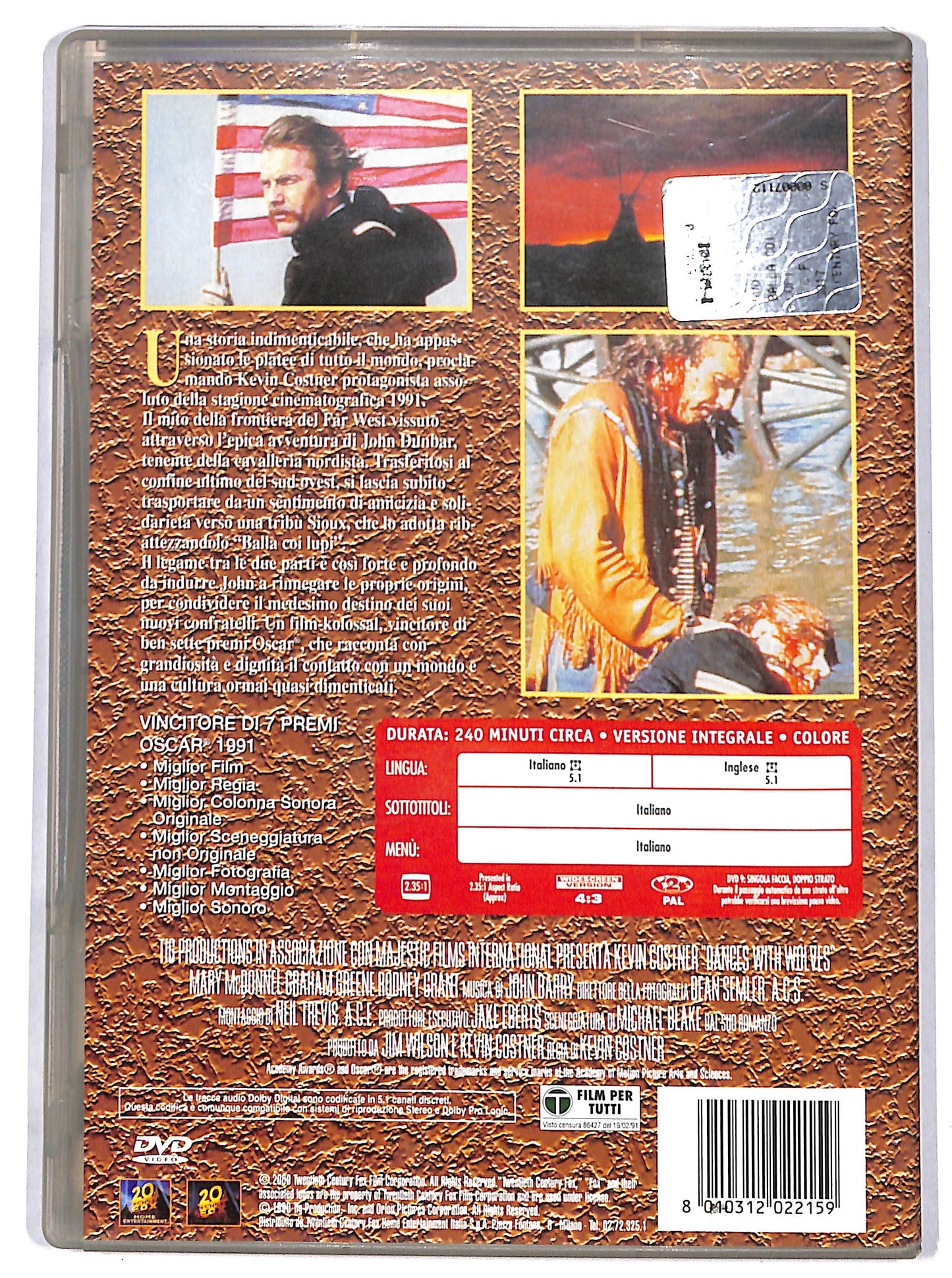 EBOND balla coi lupi DVD D698925