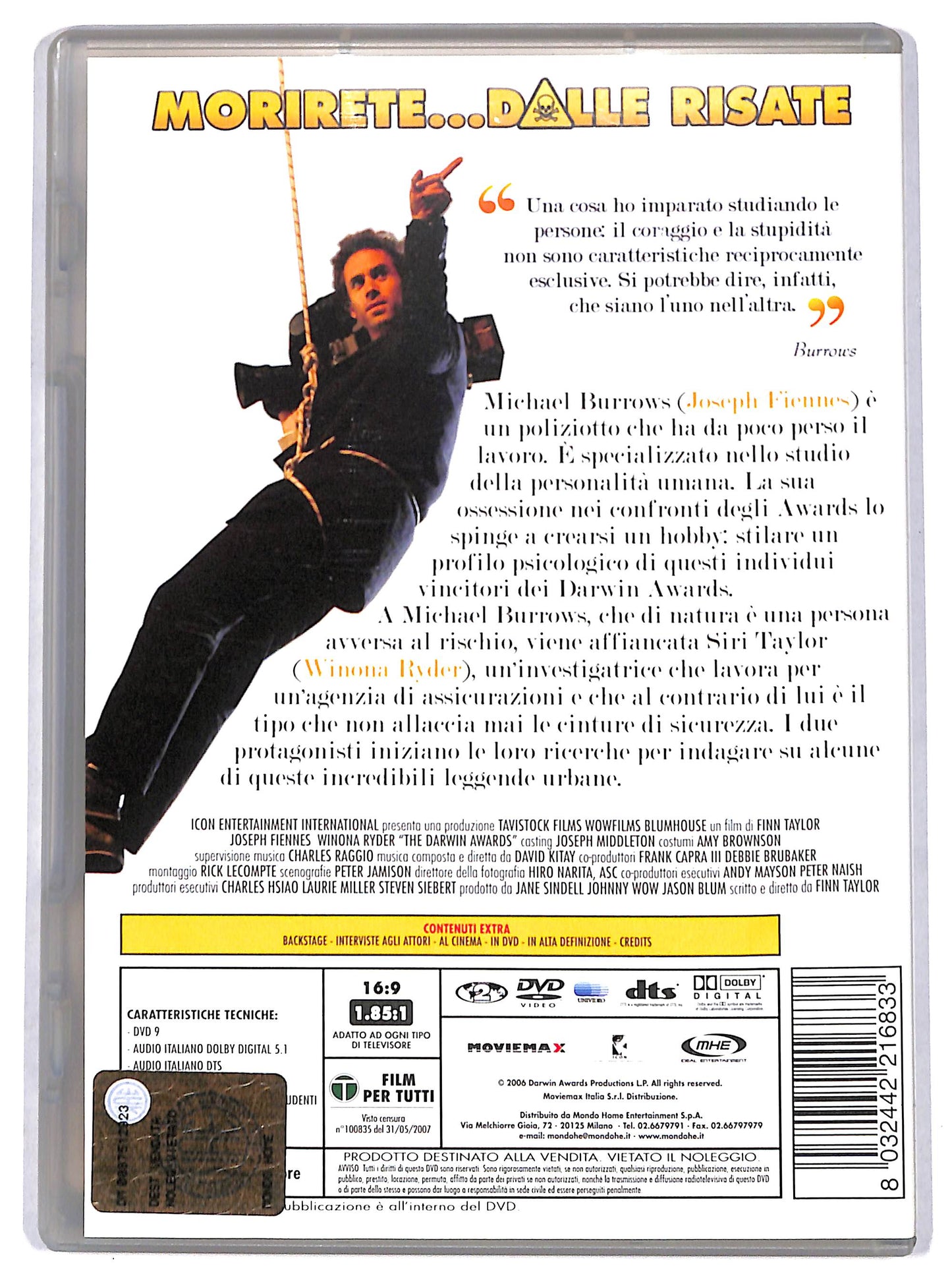 EBOND The Darwin Awards - Suicidi accidentali per menti poco evolute DVD D698931