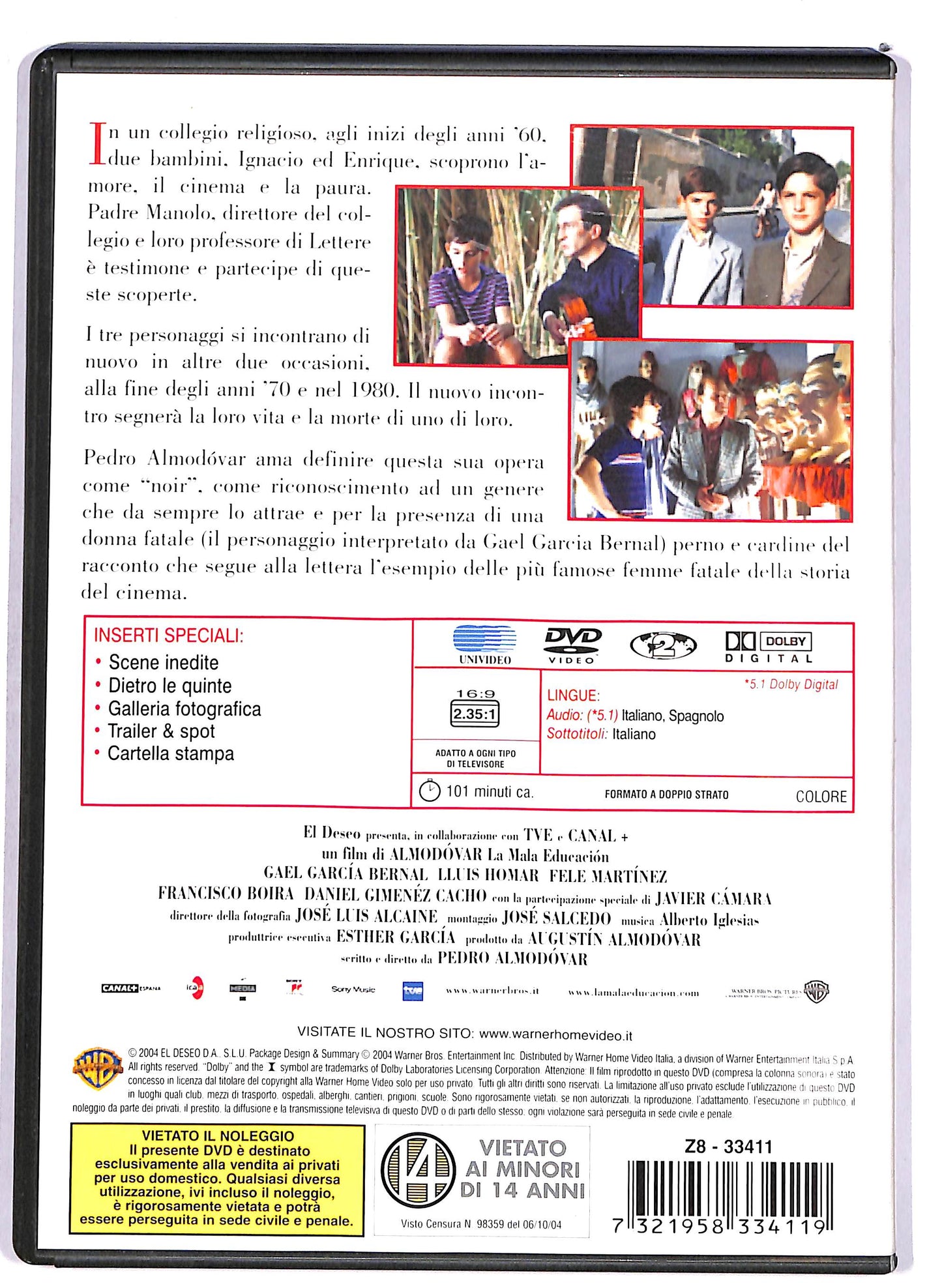 EBOND La mala educacion DVD D699036