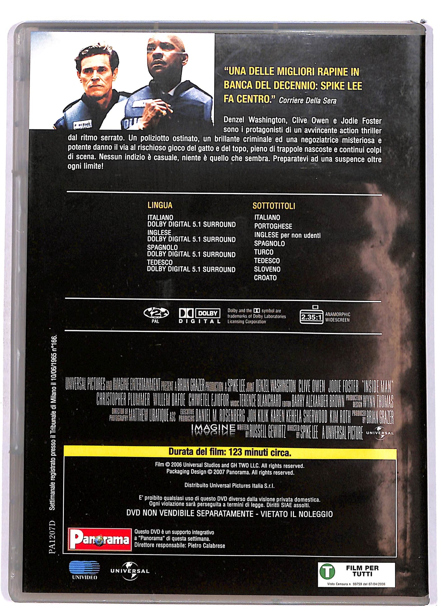 EBOND Inside Man EDITORIALE DVD D699141