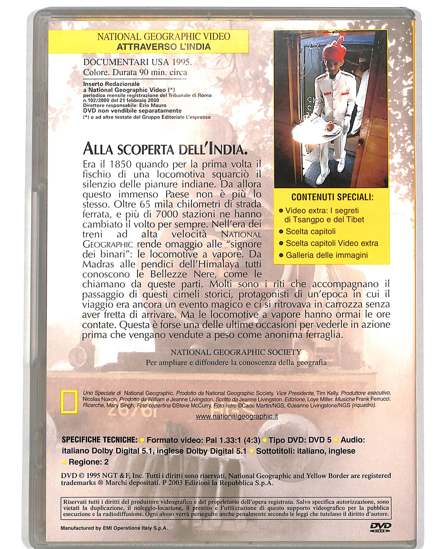 EBOND Attraaverso l'India National Geographic volume 4 EDITORIALE DVD D699211