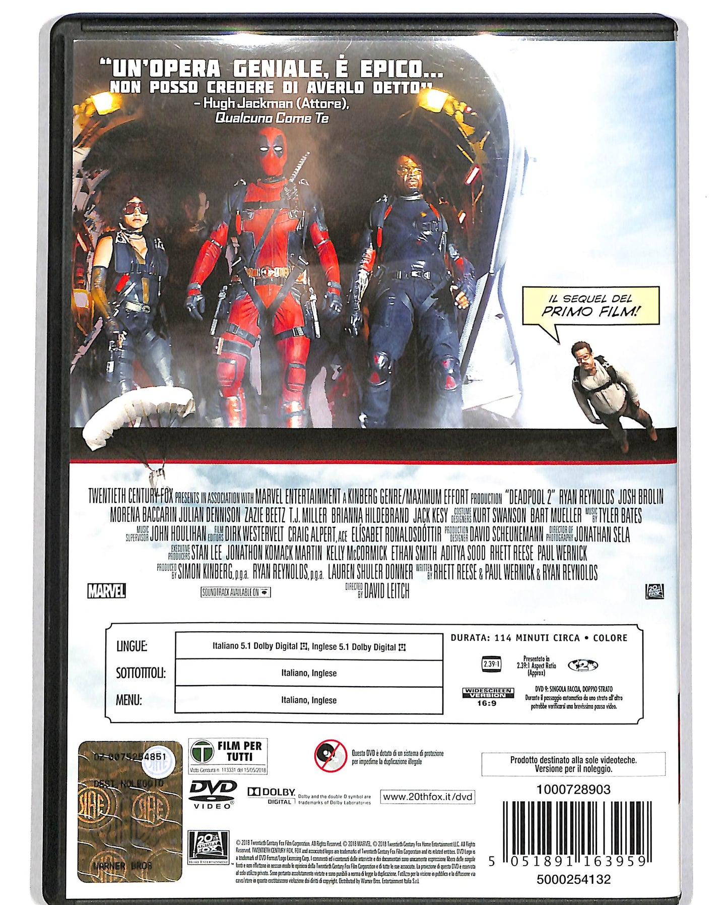 EBOND Deadpool 2 NOLEGGIO DVD D699229