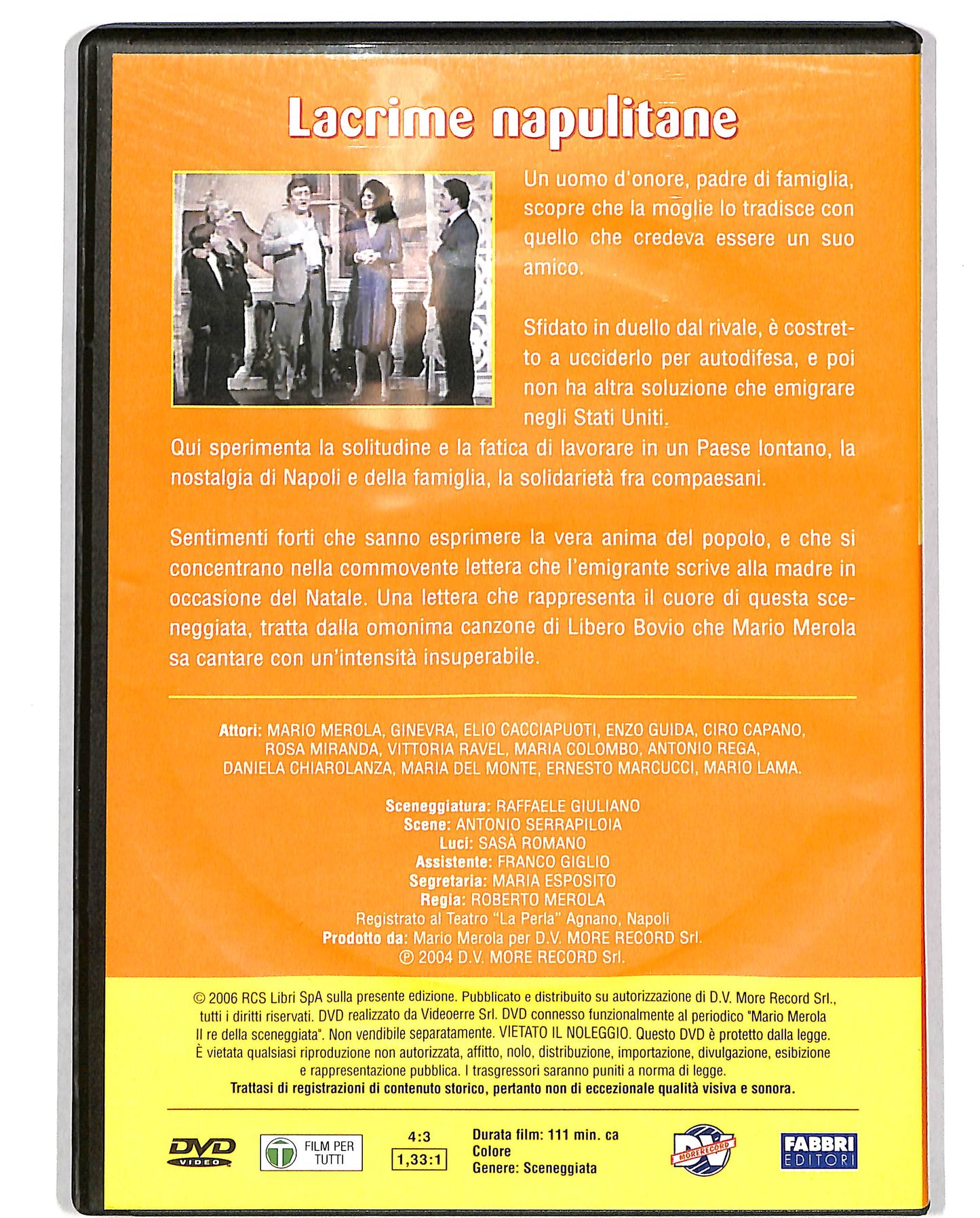 EBOND Mario Merola Lacrime napoletane EDITORIALE DVD D699246