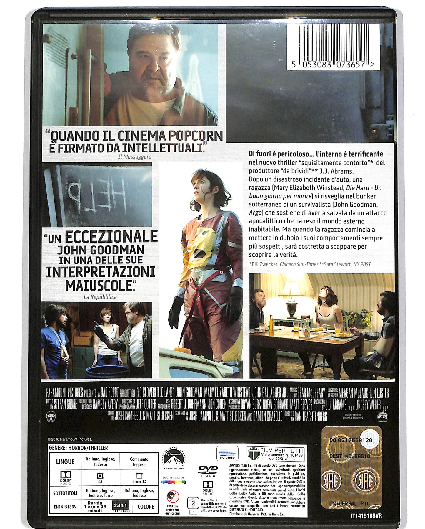 EBOND 10 Cloverfield Lane DVD D699263