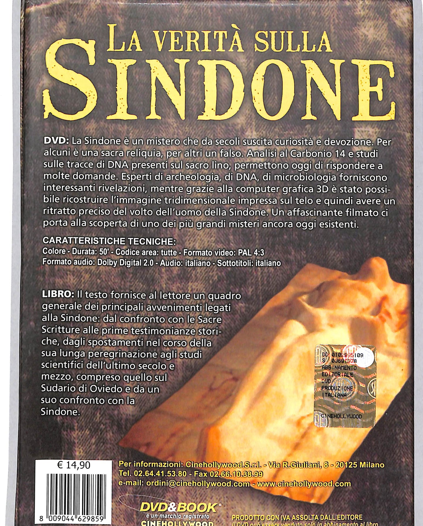 EBOND La verita sulla Sindone DVD e BOOK EDITORIALE DVD D699336