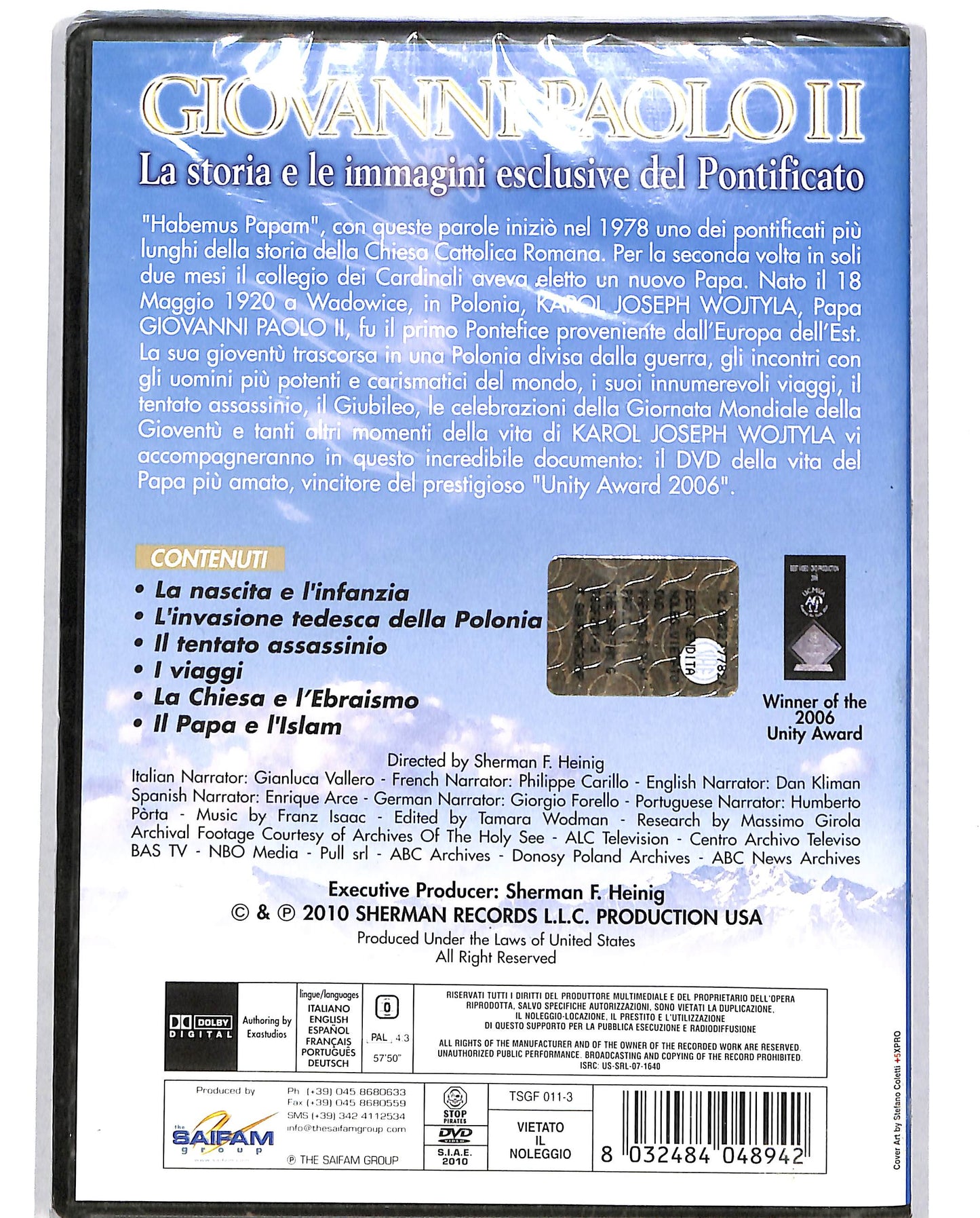 EBOND Giovanni Paolo II DVD D699350