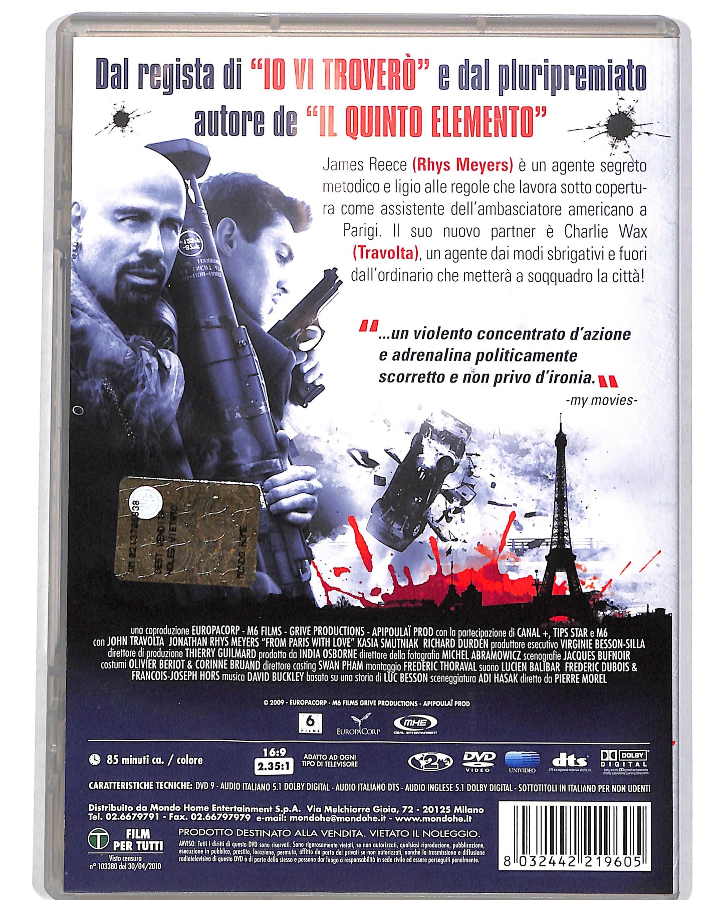 EBOND From Paris with love DVD D699414