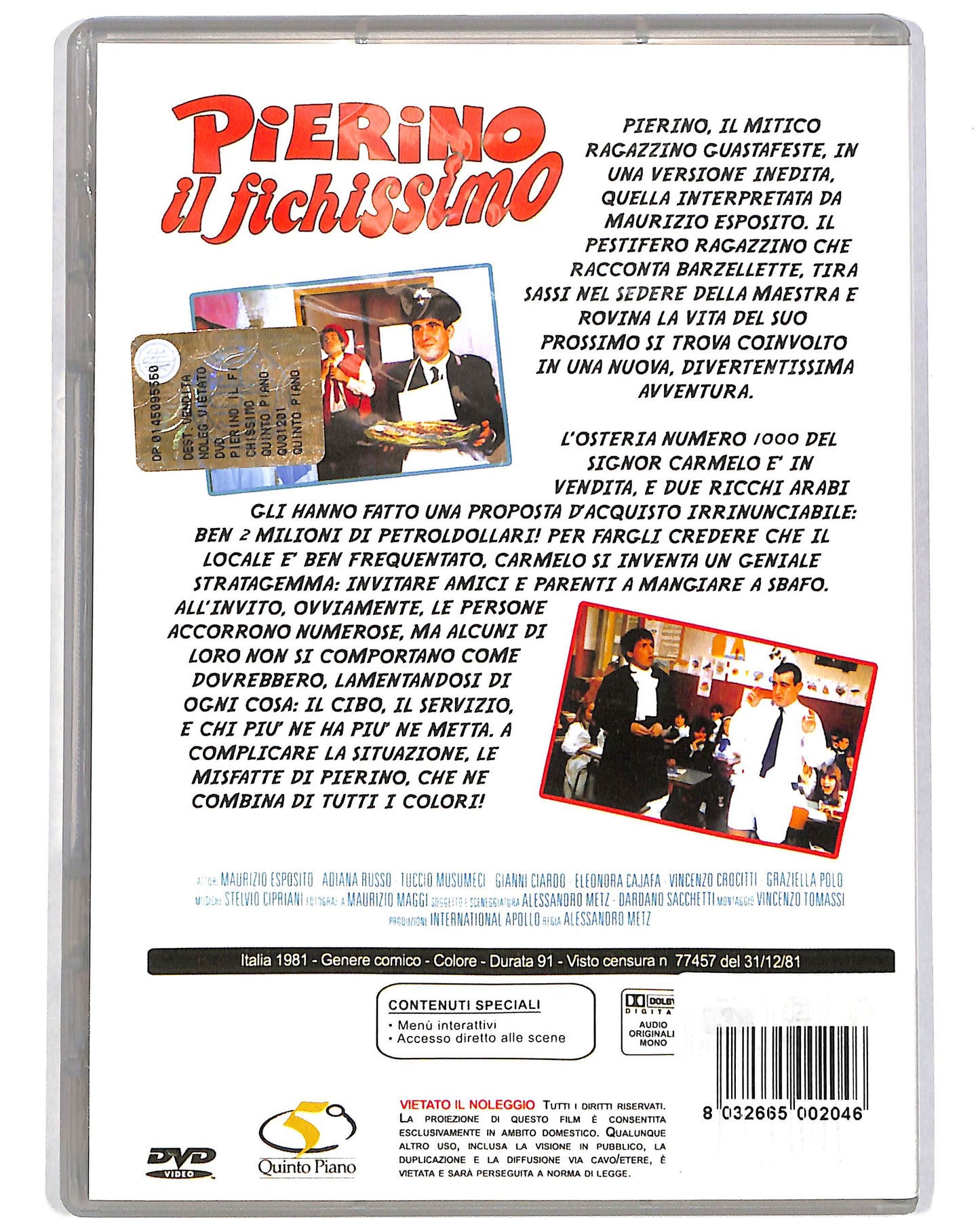 EBOND Pierino il fichissimo DVD D699463