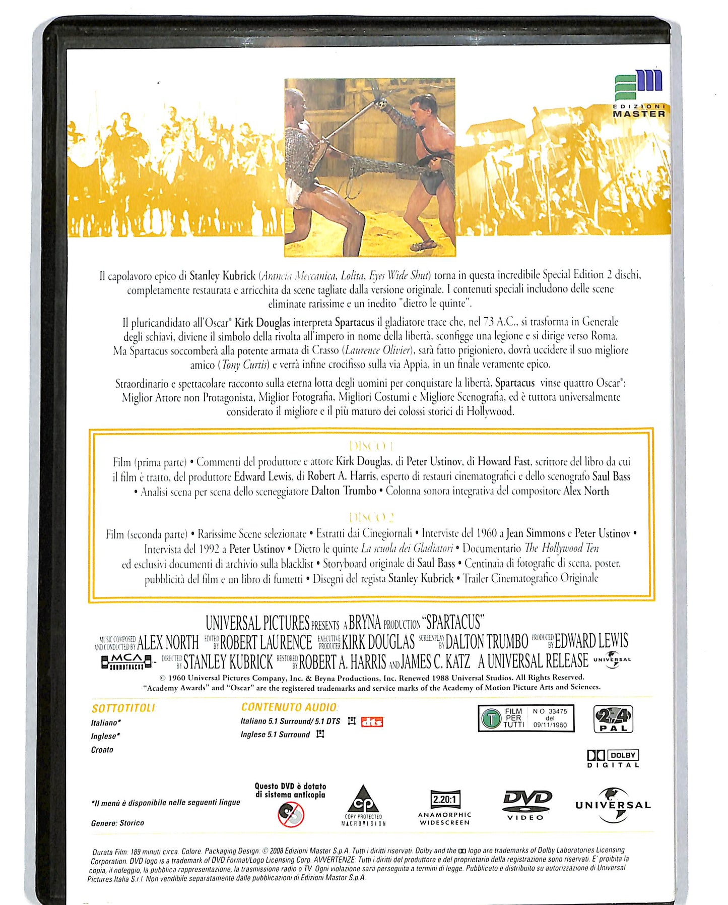 EBOND Spartacus Special edition Vol 6 EDITORIALE DVD D699749