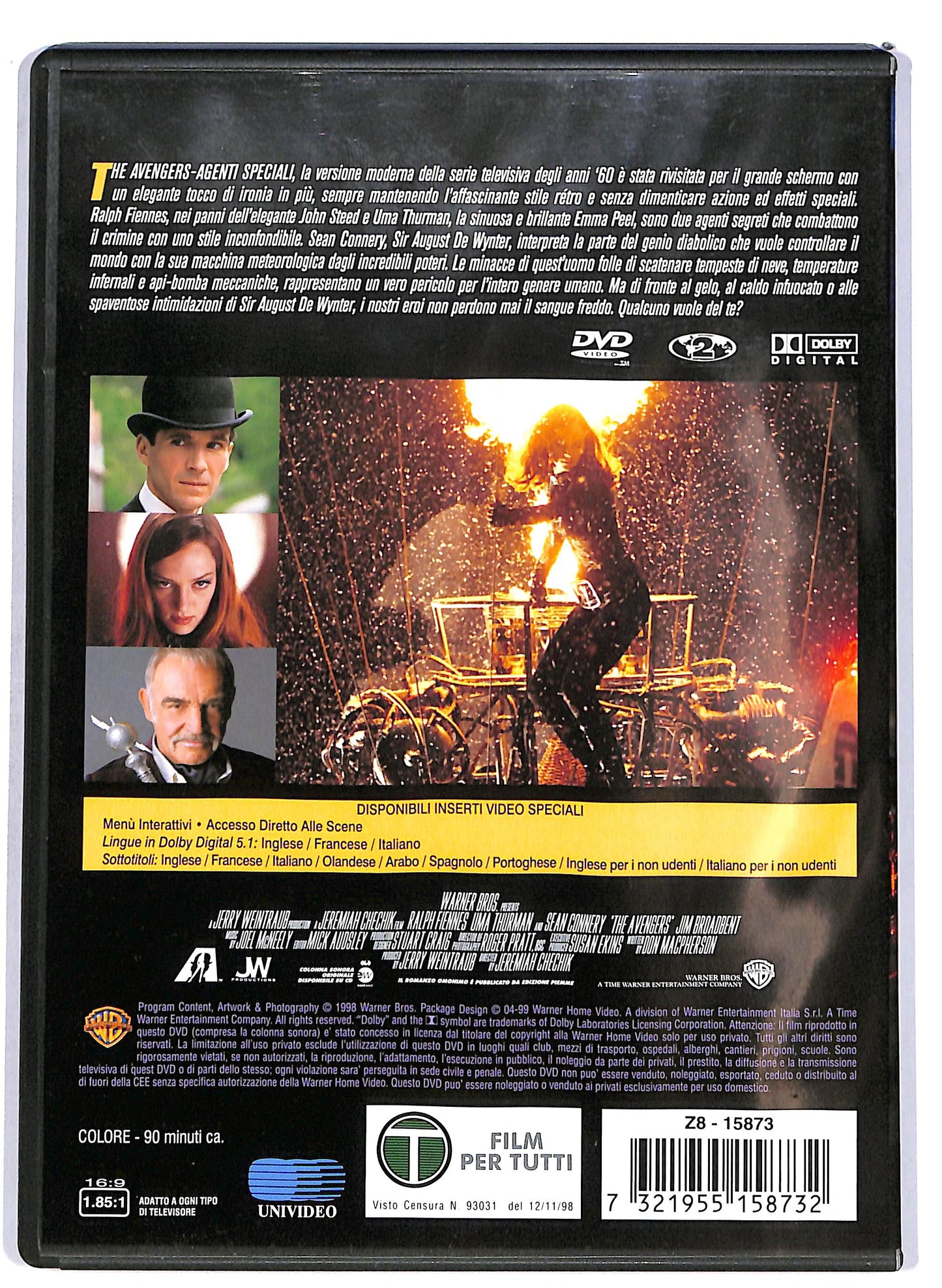EBOND The Avengers - Agenti speciali (film del1998) DVD D699840