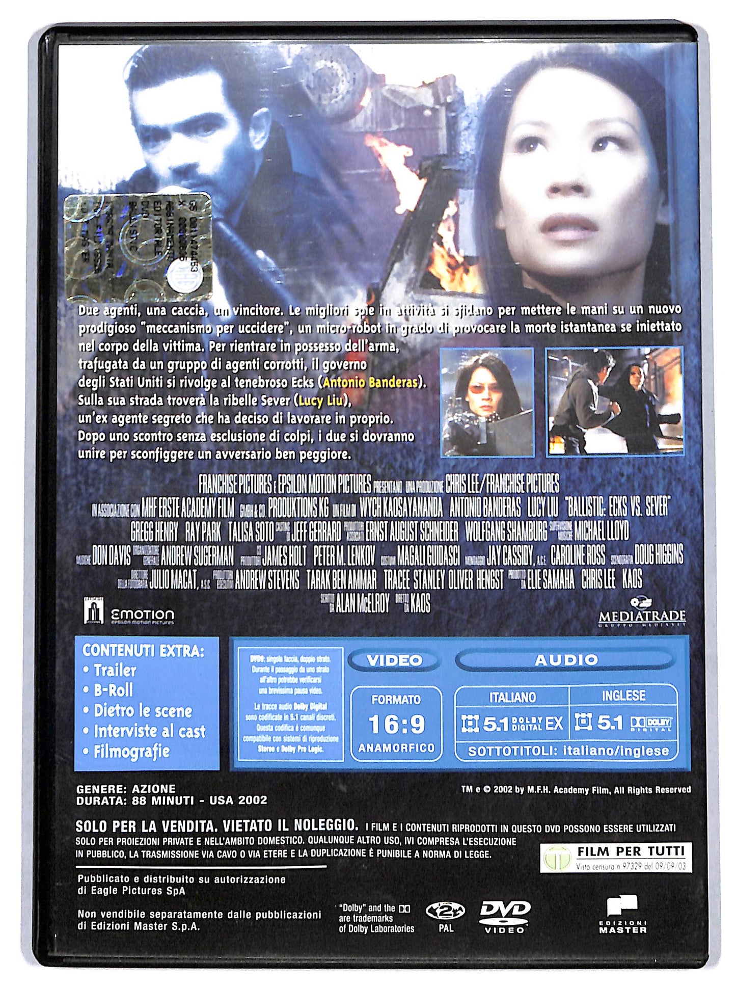 EBOND Ballistic EDITORIALE DVD D699902