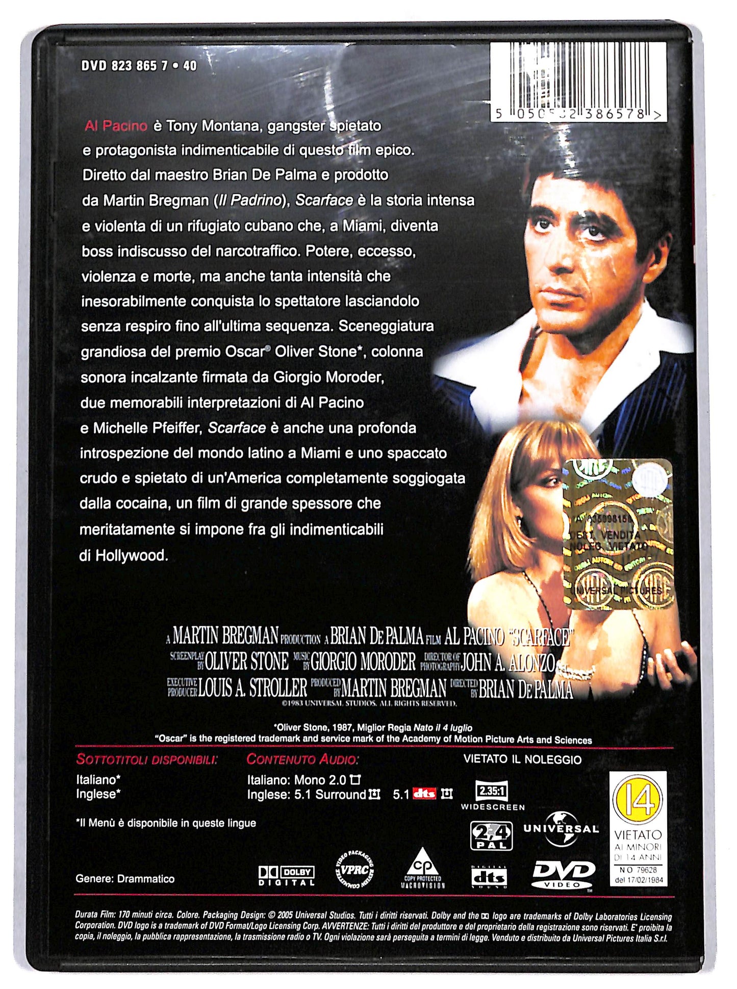 EBOND scarface DVD D700110
