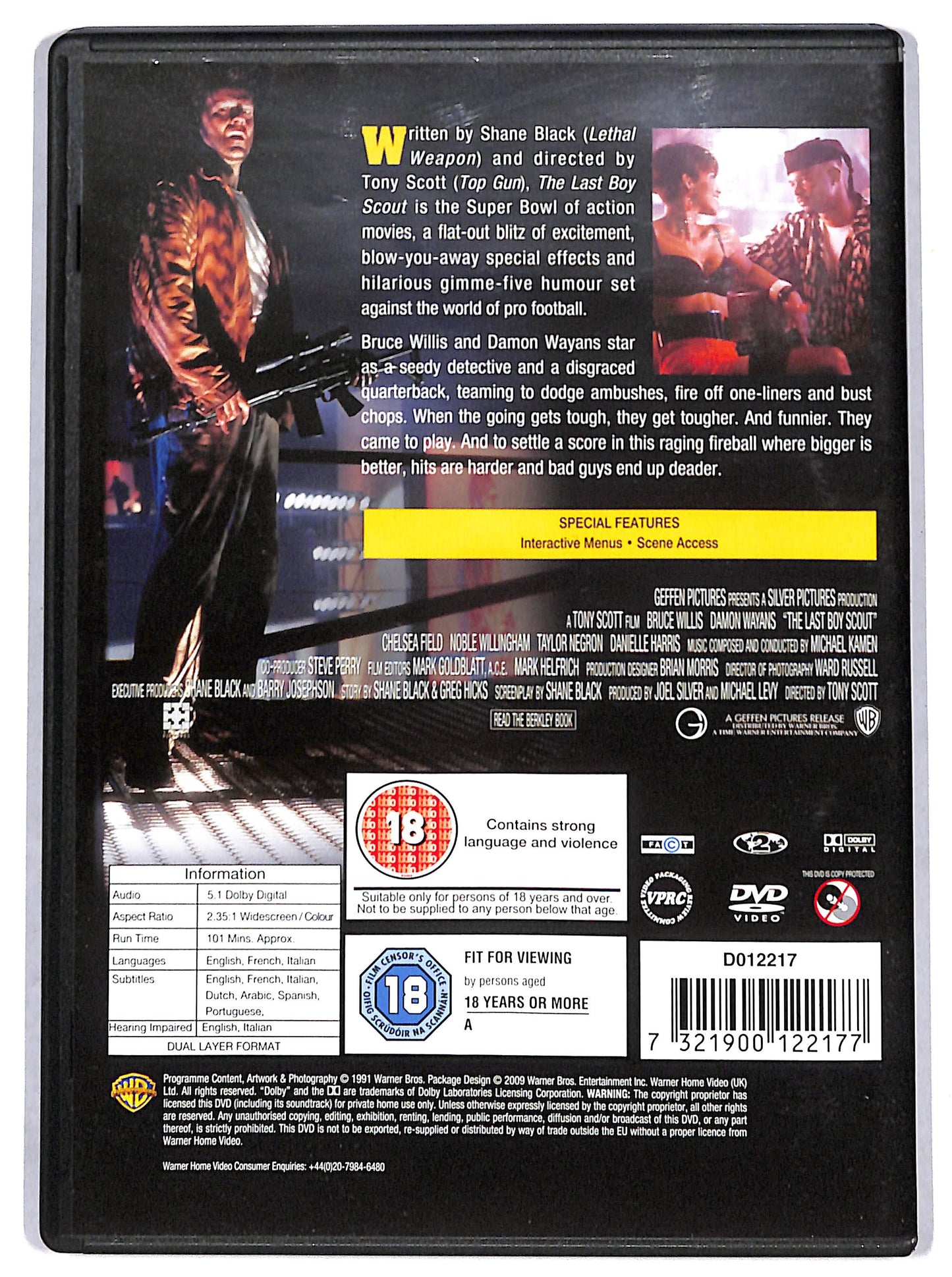 EBOND the last boy scout DVD D700116