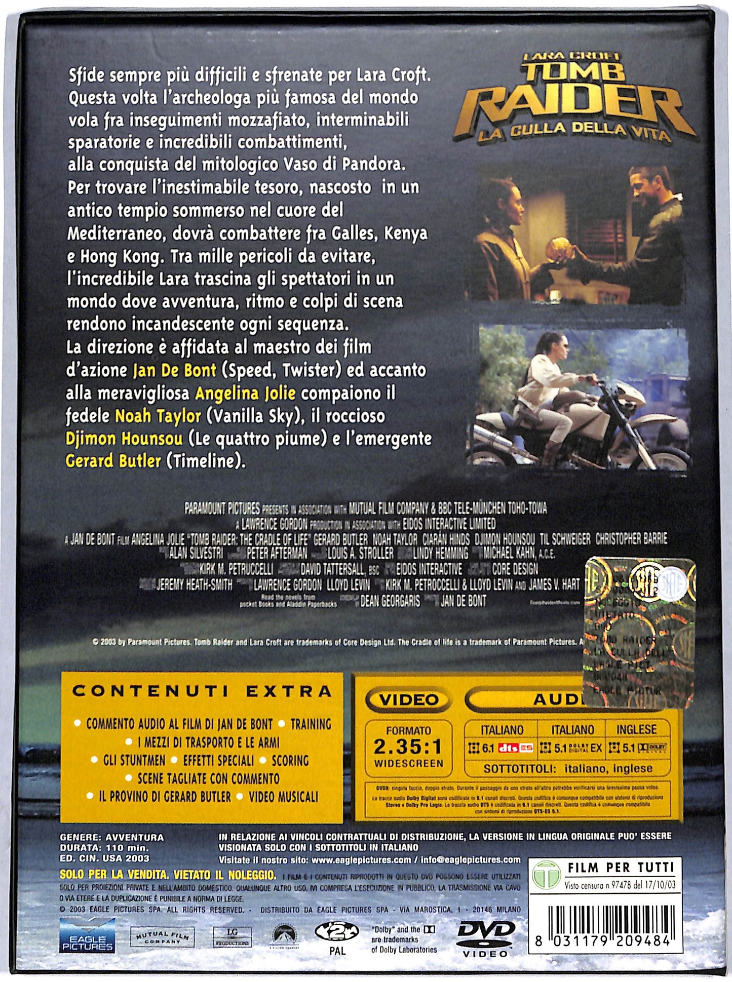 EBOND tomb raider - la culla della vita DVD D700363