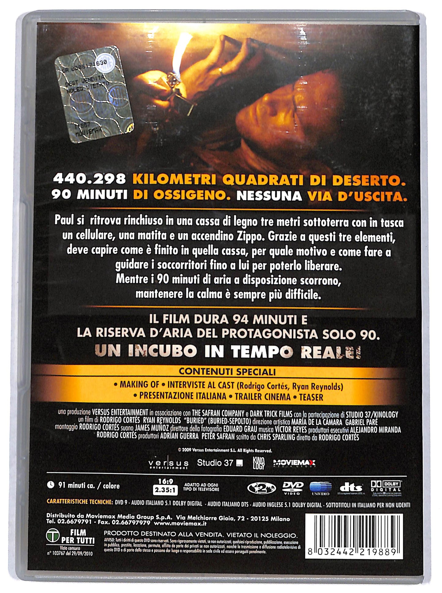 EBOND buried - sepolto DVD D700409