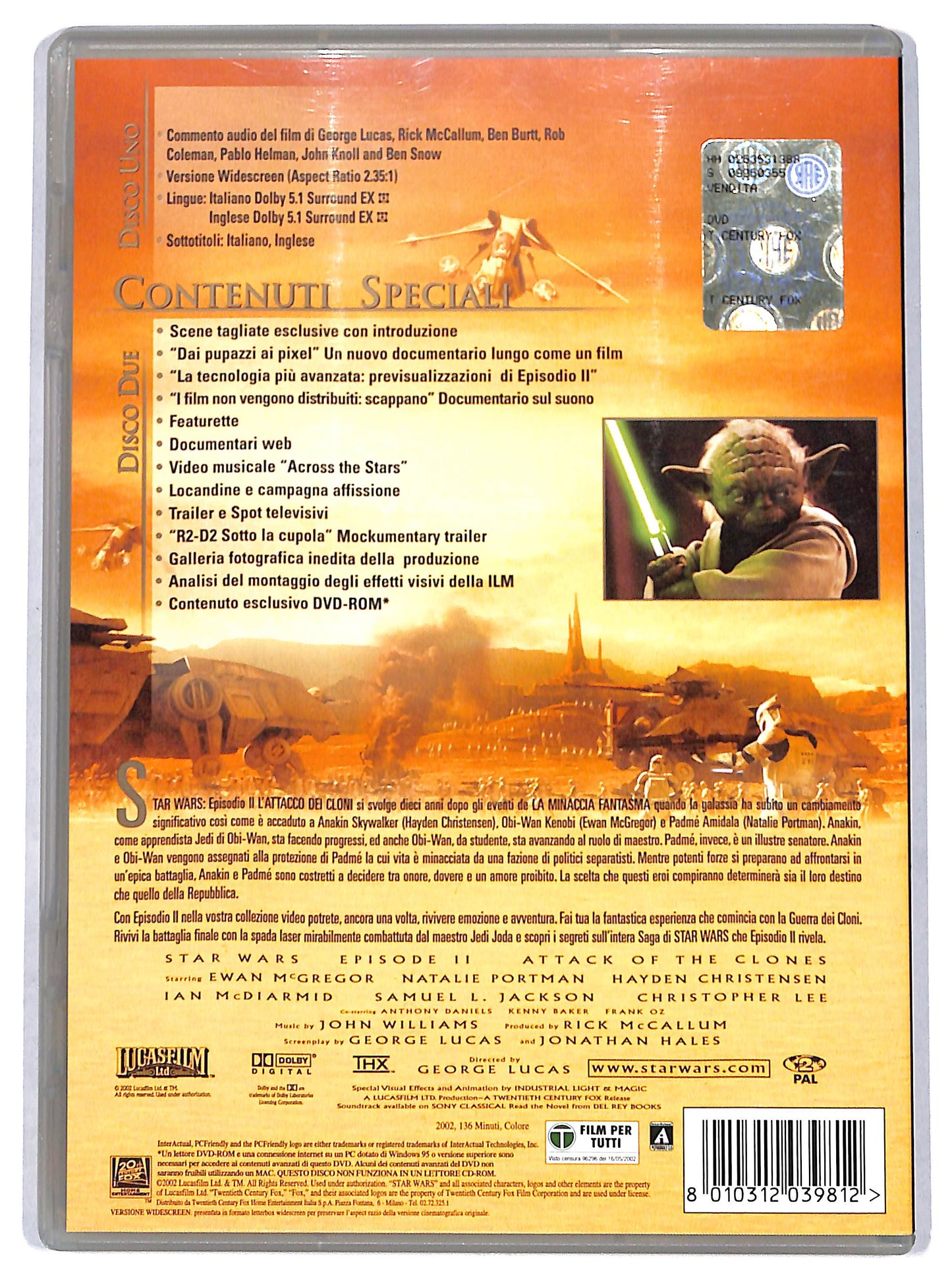 EBOND star wars II - l'attacco dei cloni DVD D700453