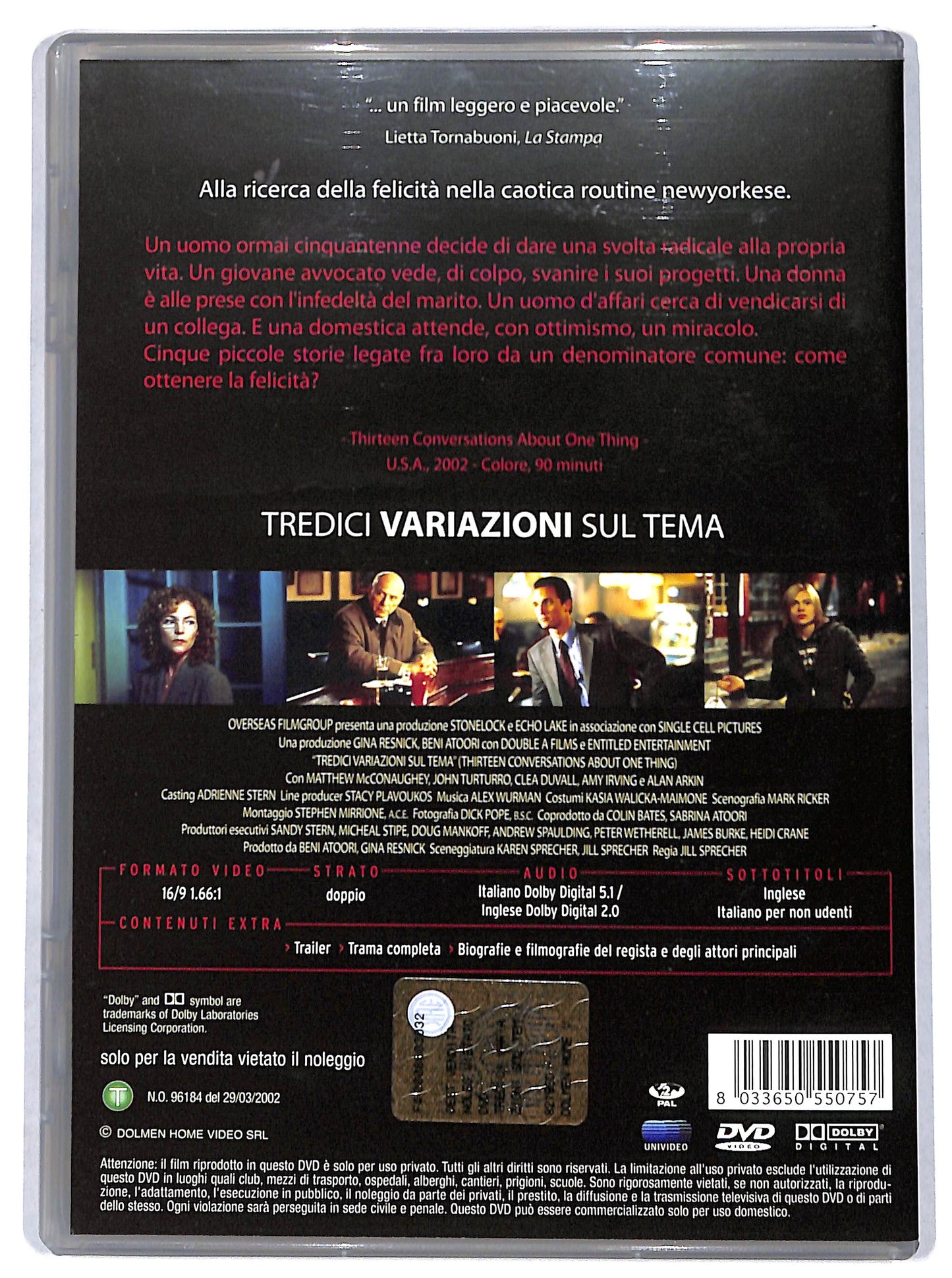 EBOND Tredici variazioni sul tema DVD D700455