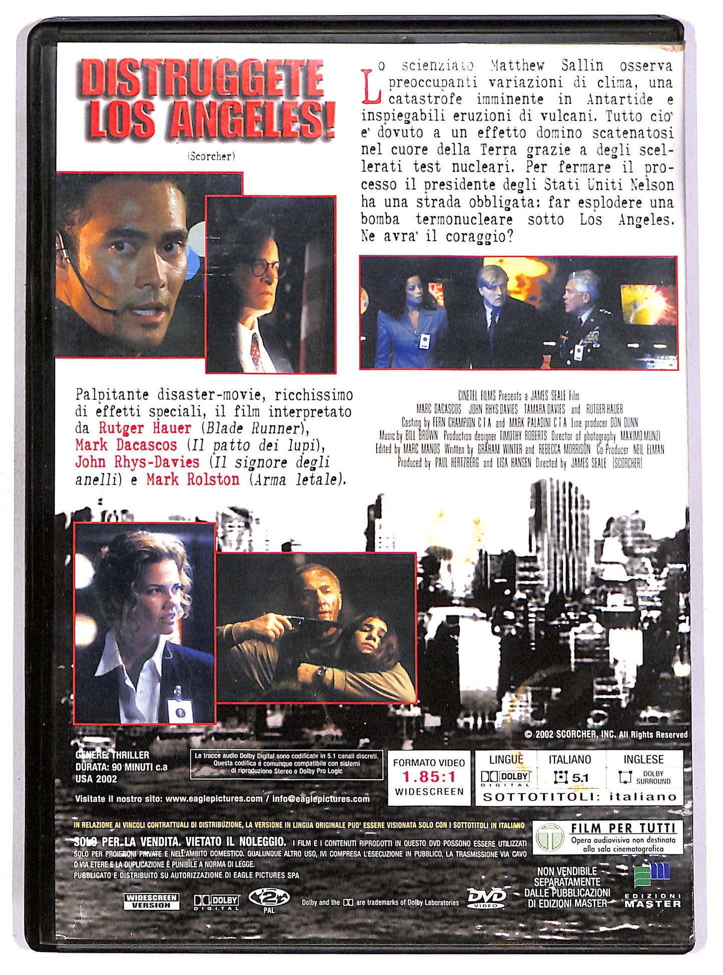 EBOND Distruggete Los Angeles! EDITORIALE DVD D700501