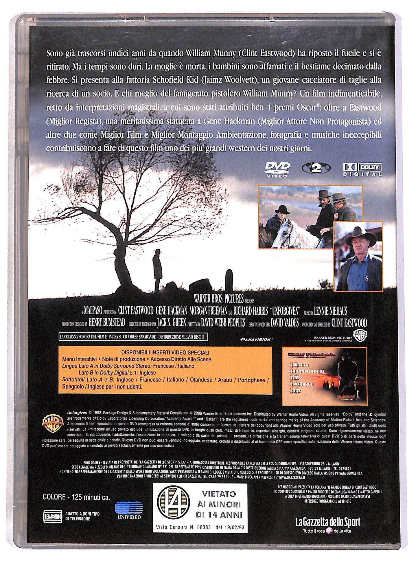 EBOND Gli spietati EDITORIALE DVD D700509