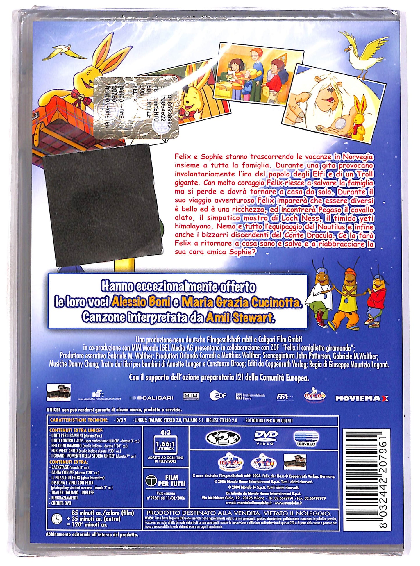EBOND Felix - Il coniglietto giramondo EDITORIALE DVD D700538
