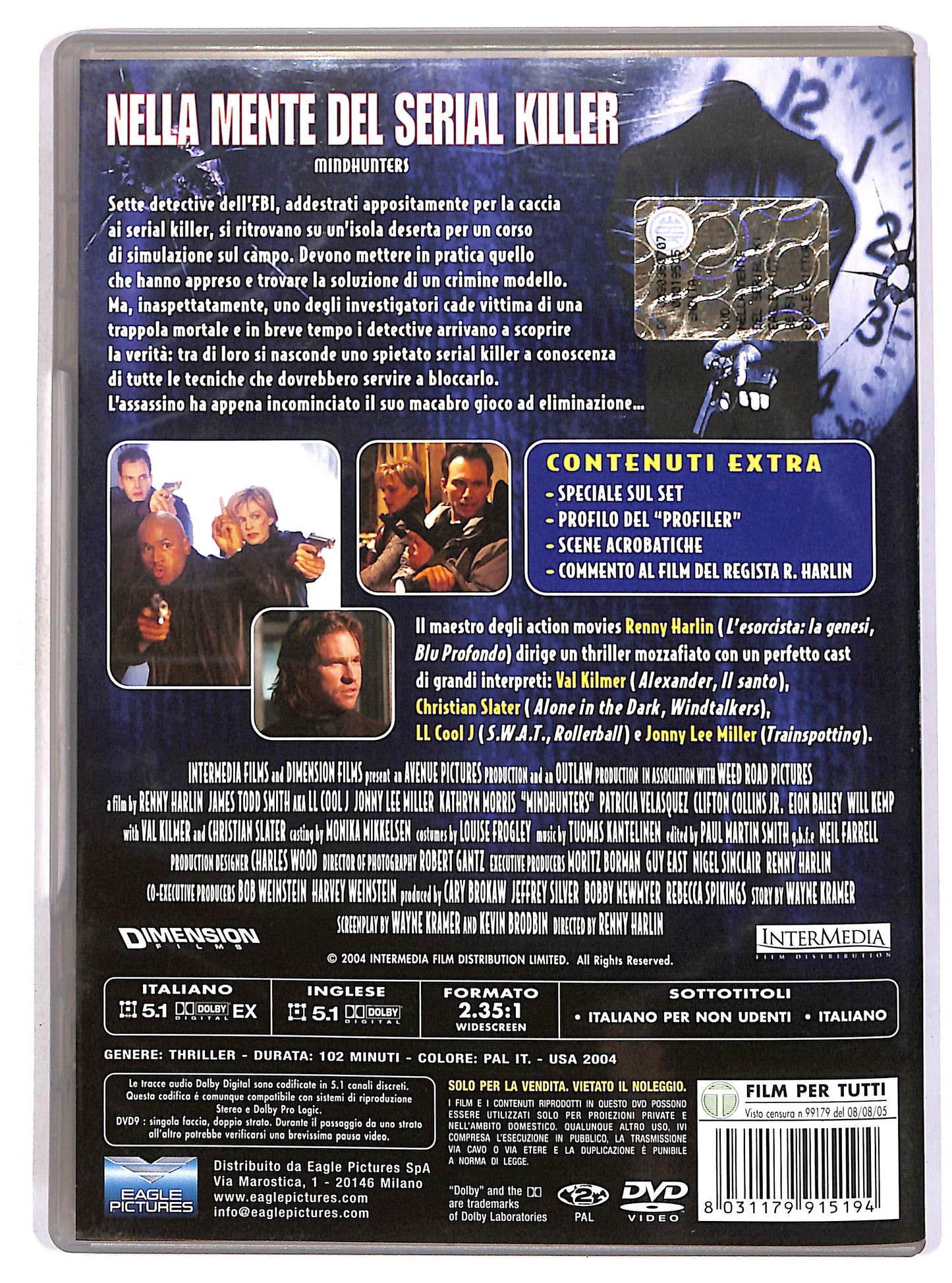 EBOND Nella mente del Serial Killer DVD D700621
