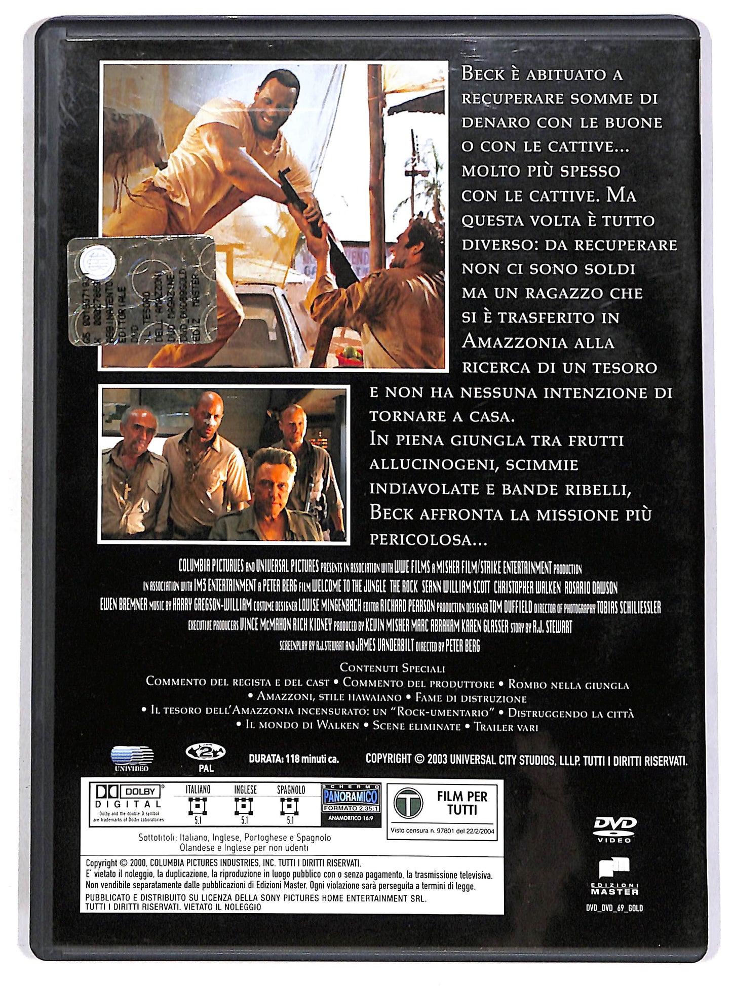 EBOND Il tesoro dell'Amazzonia EDITORIALE DVD D700642