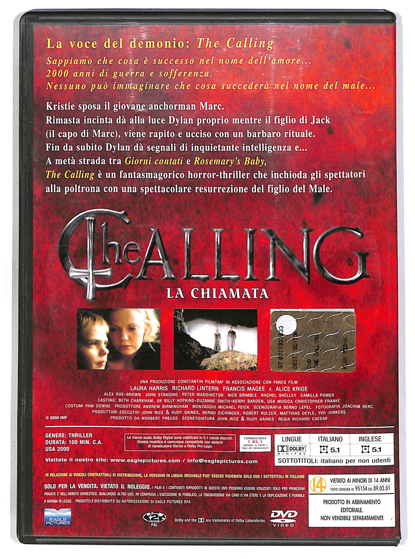 EBOND The Calling - La chiamata EDITORIALE DVD D700656
